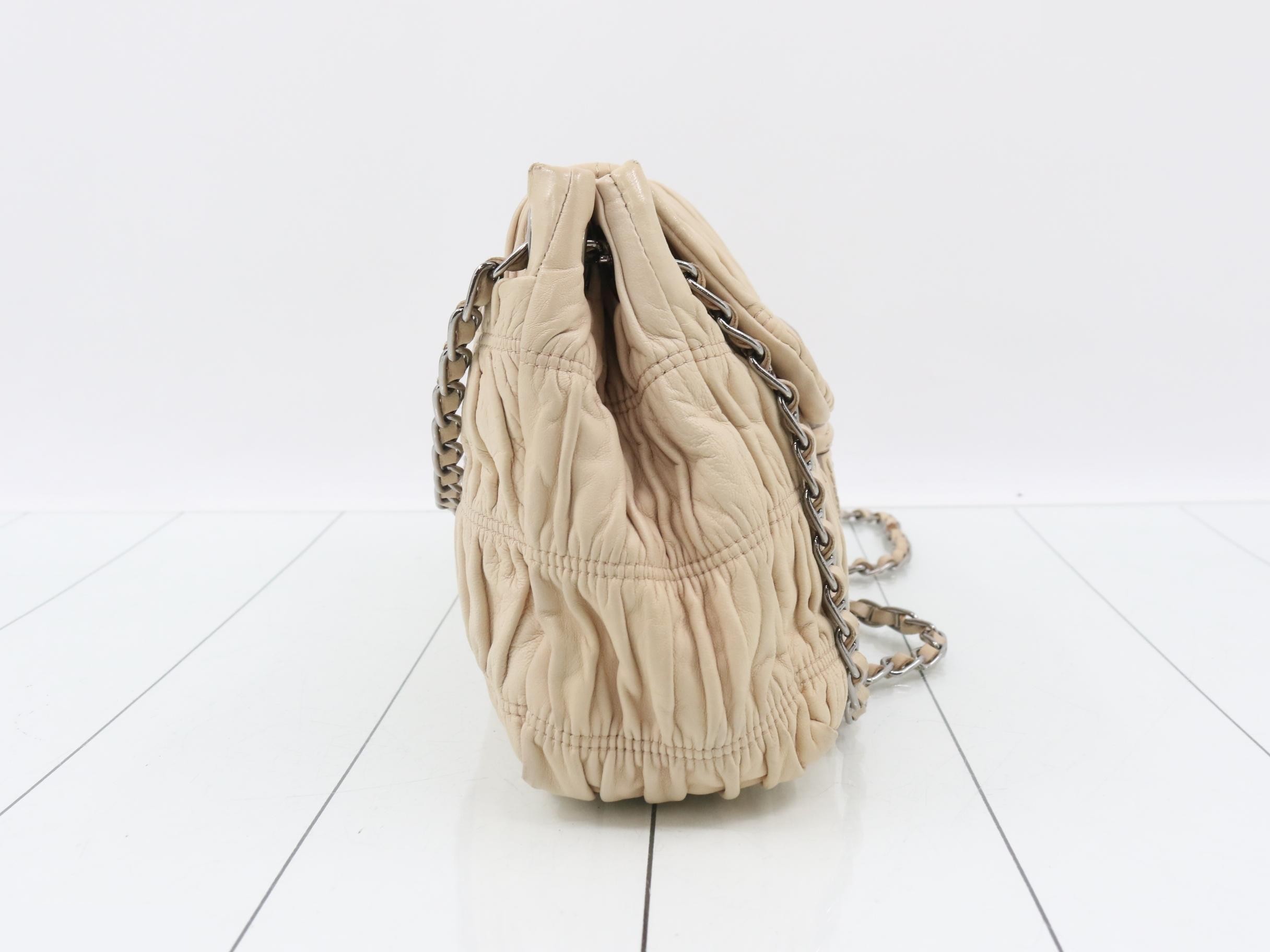 B4695C Nappa Gaufre Shoulder Bag — view 4