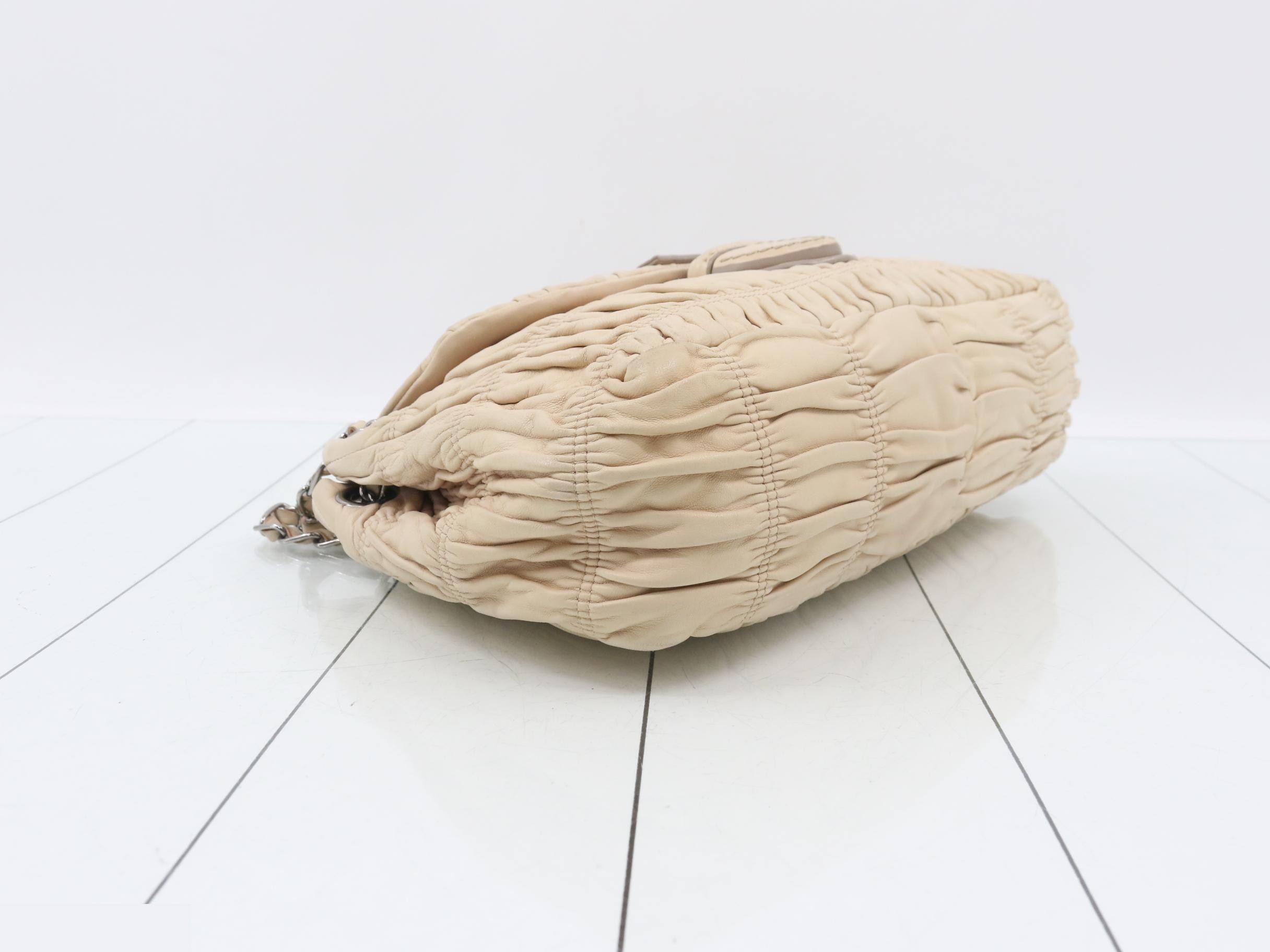 B4695C Nappa Gaufre Shoulder Bag — view 5