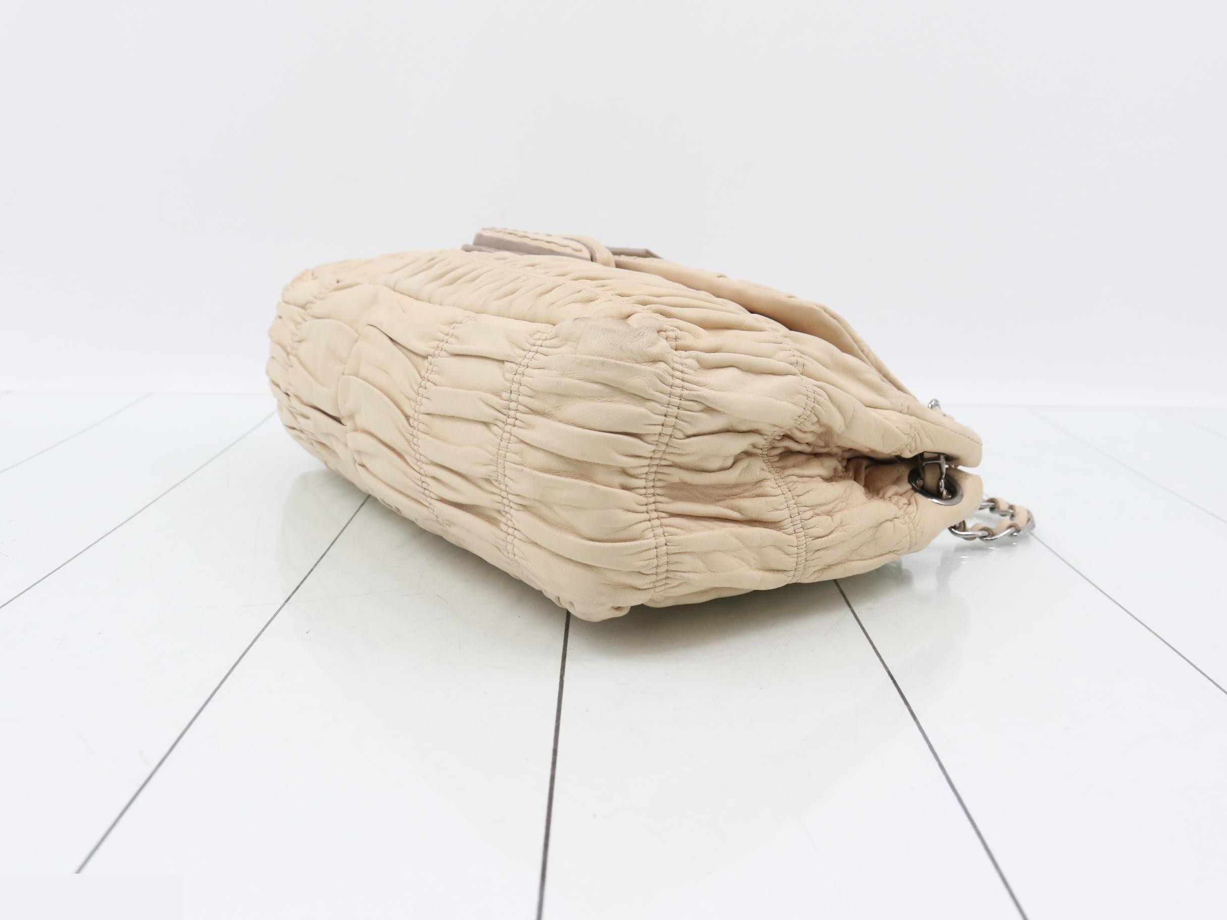 B4695C Nappa Gaufre Shoulder Bag — view 6