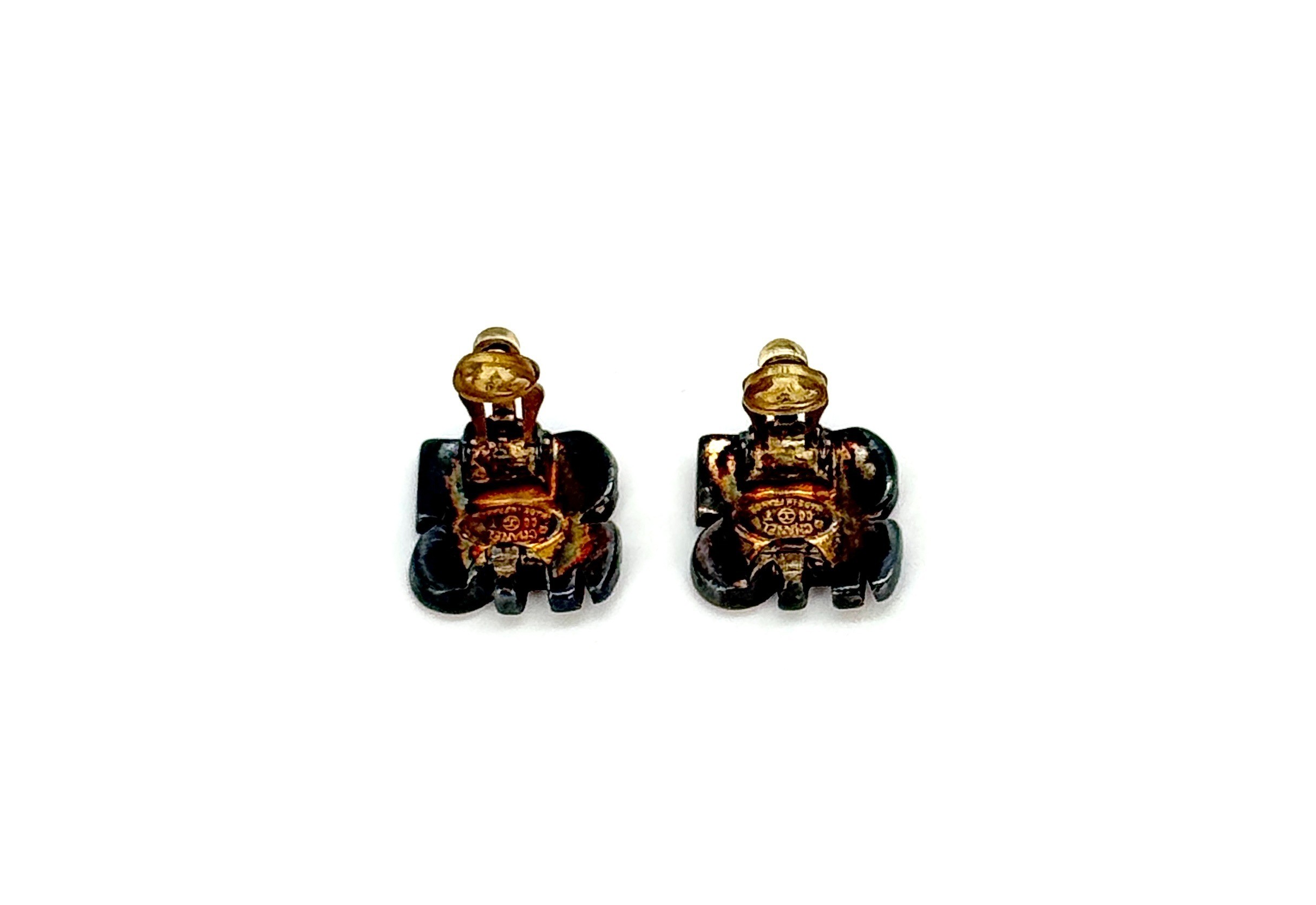 Logo & Coco Mark (Precious Metal) Earrings — view 3