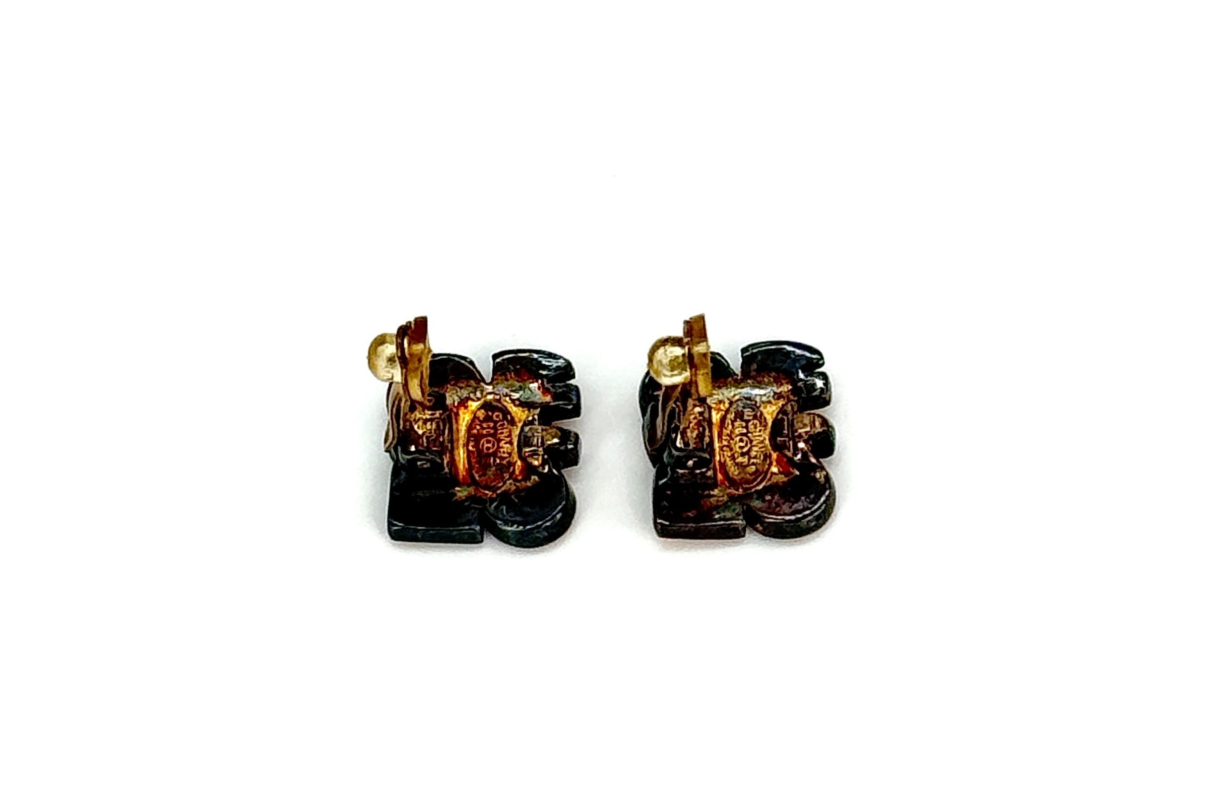 Logo & Coco Mark (Precious Metal) Earrings — view 4