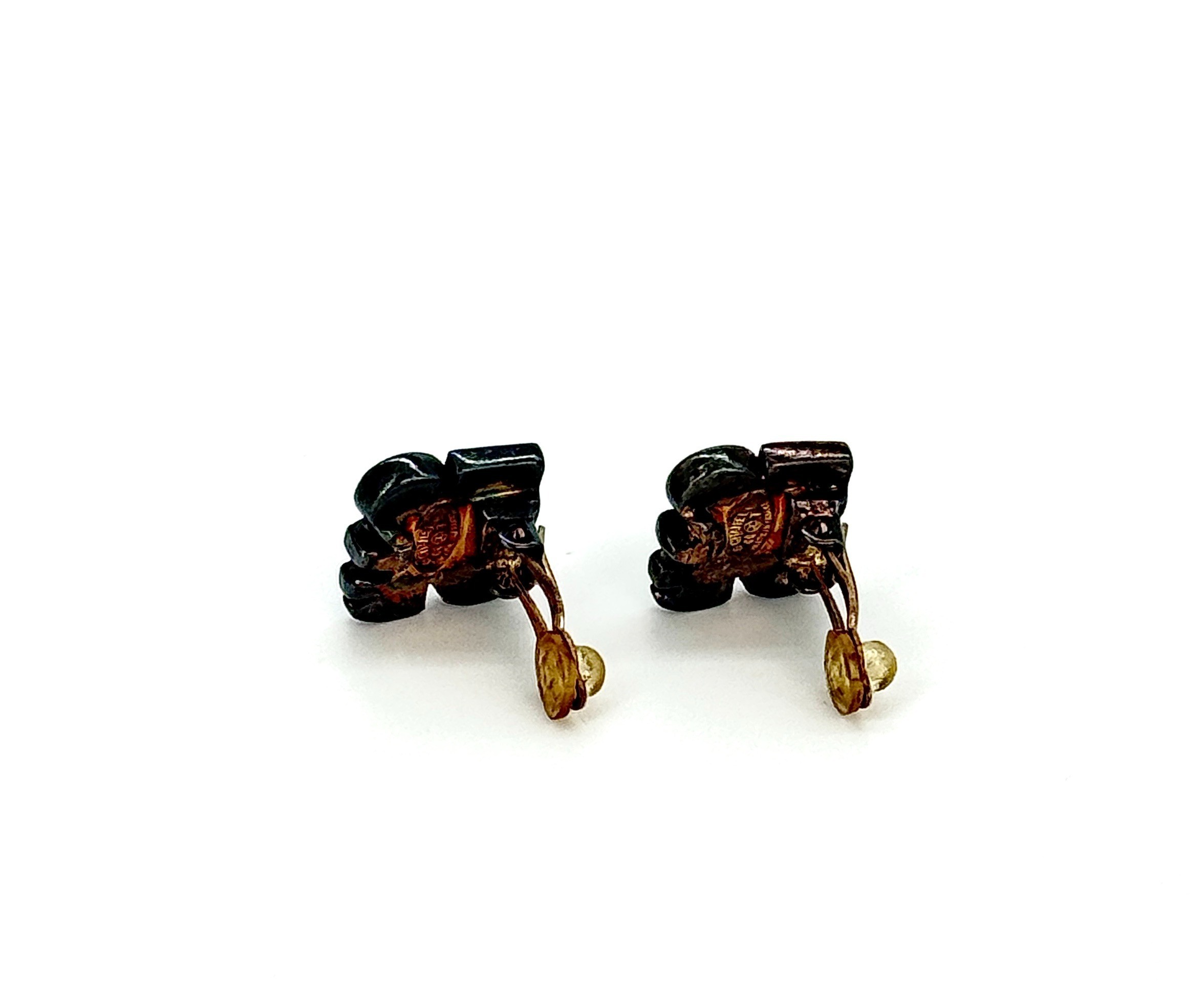 Logo & Coco Mark (Precious Metal) Earrings — view 5