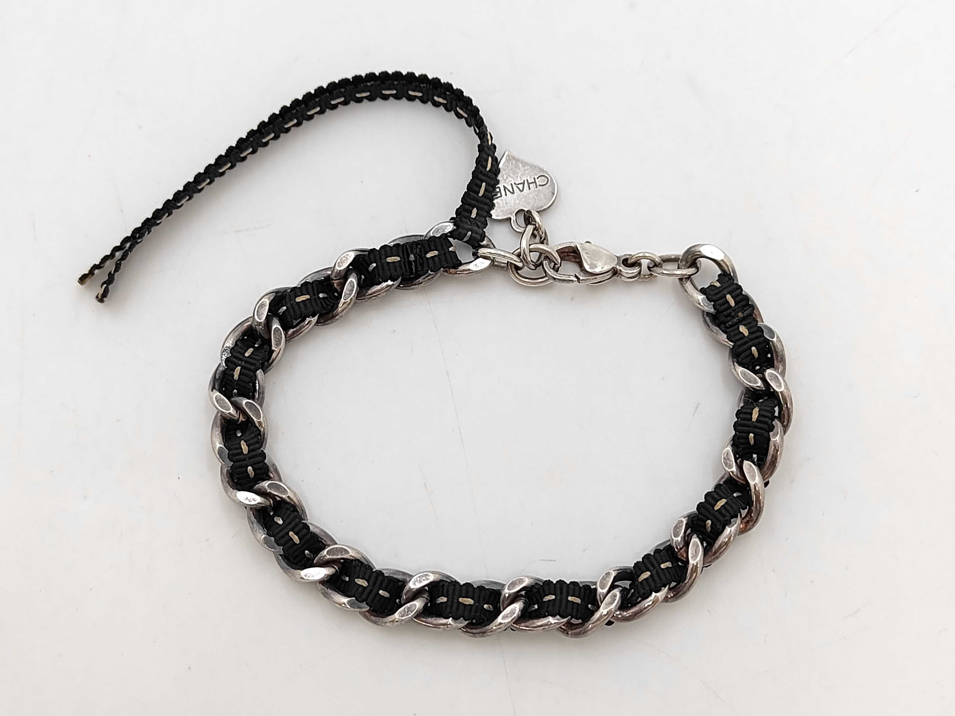 bracelet, black and silver, bracelet/bangle — view 2