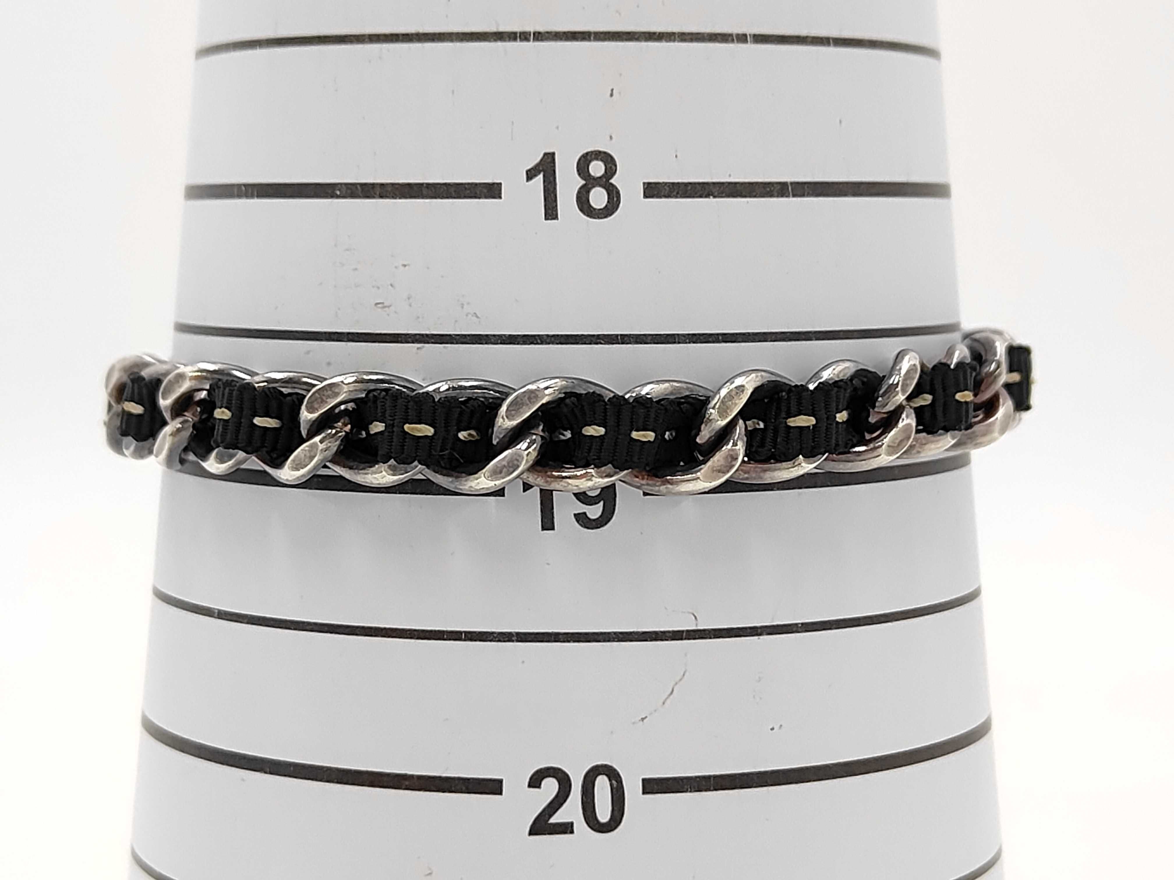 bracelet, black and silver, bracelet/bangle — view 6