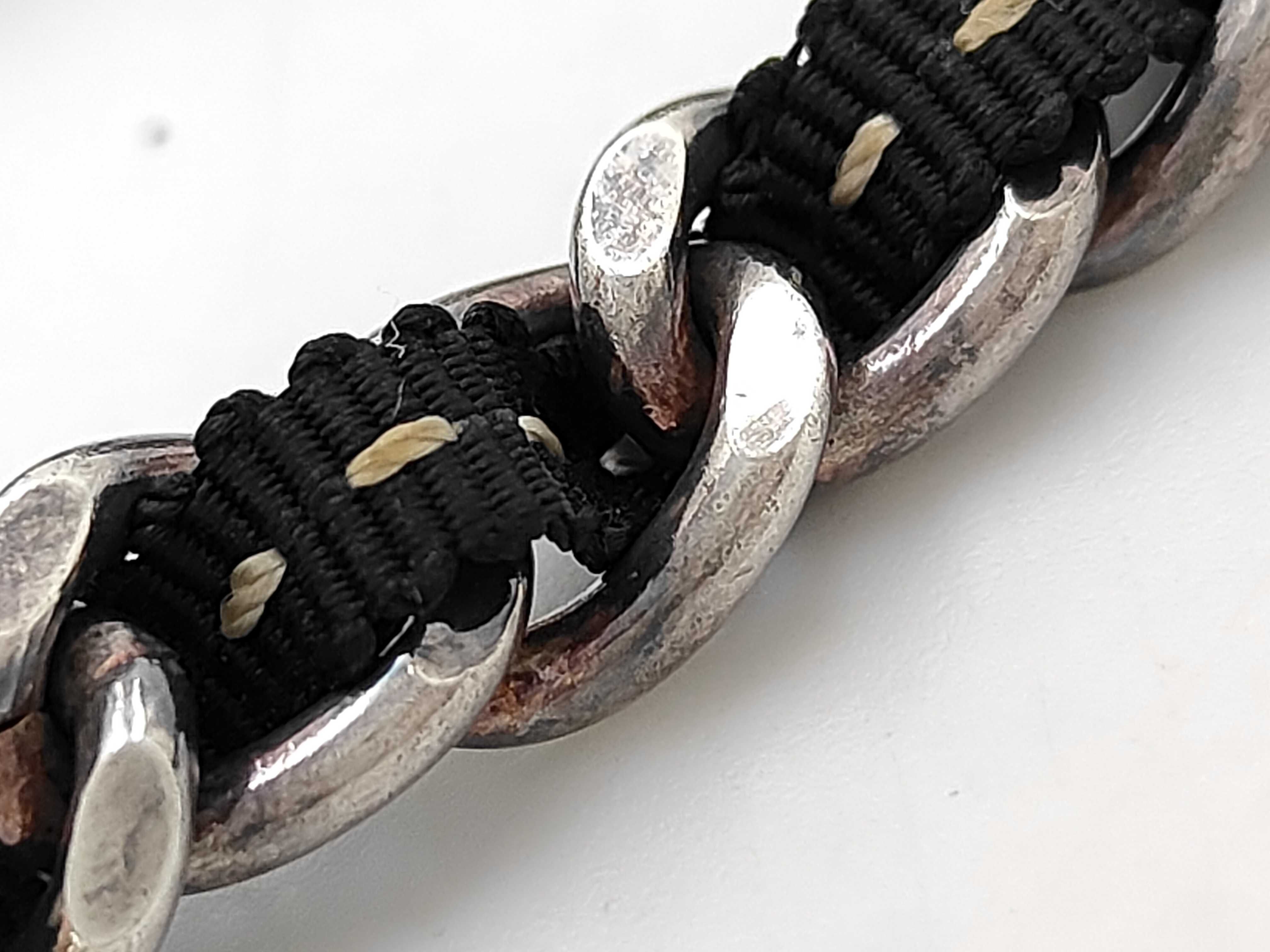 bracelet, black and silver, bracelet/bangle — view 7