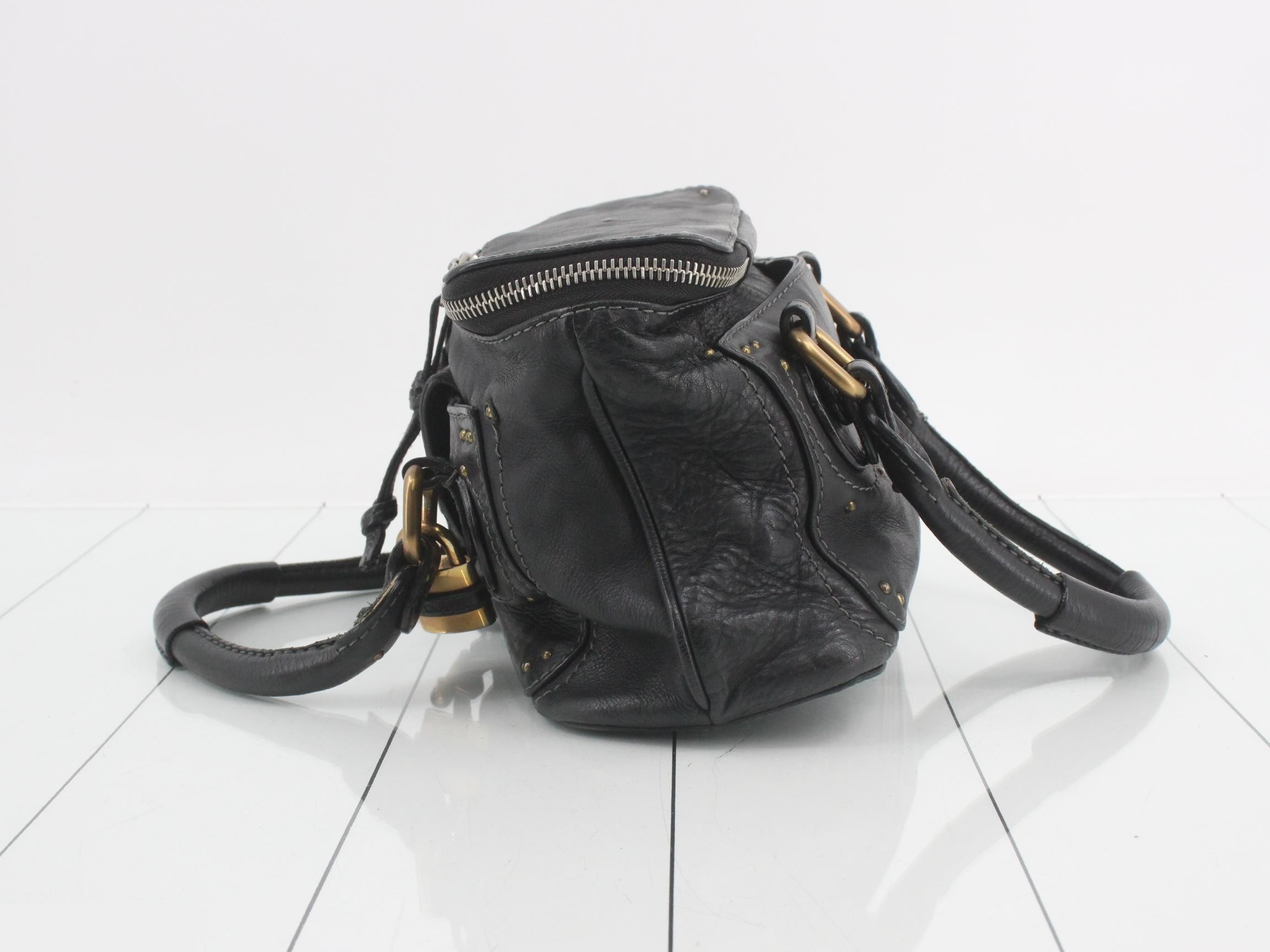 Paddington Leather Handbag with Mirror — view 3
