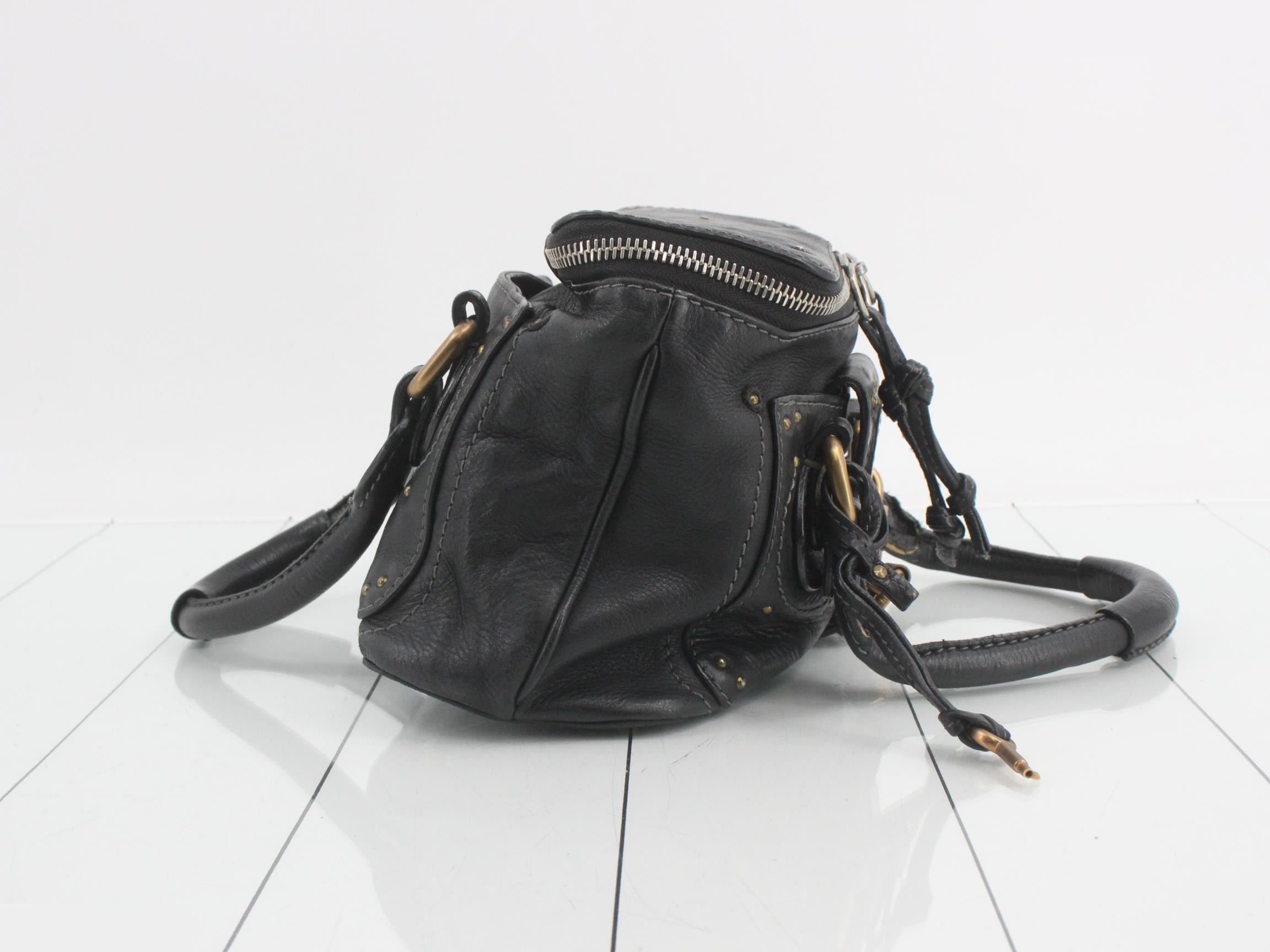 Paddington Leather Handbag with Mirror — view 4