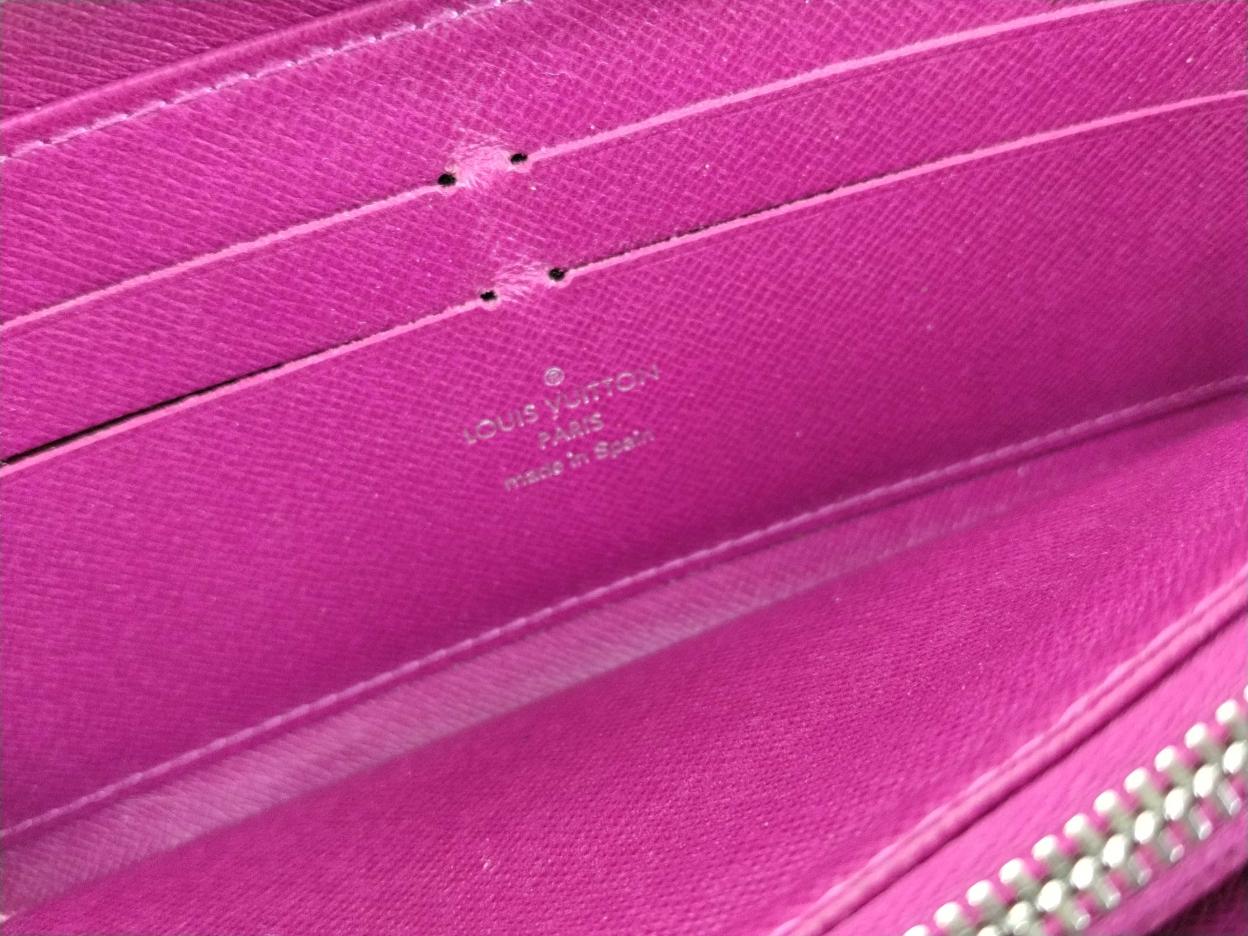 Epi Leather Zip-Up Long Wallet, Purple, with Box, M6007 CA1008 — view 14