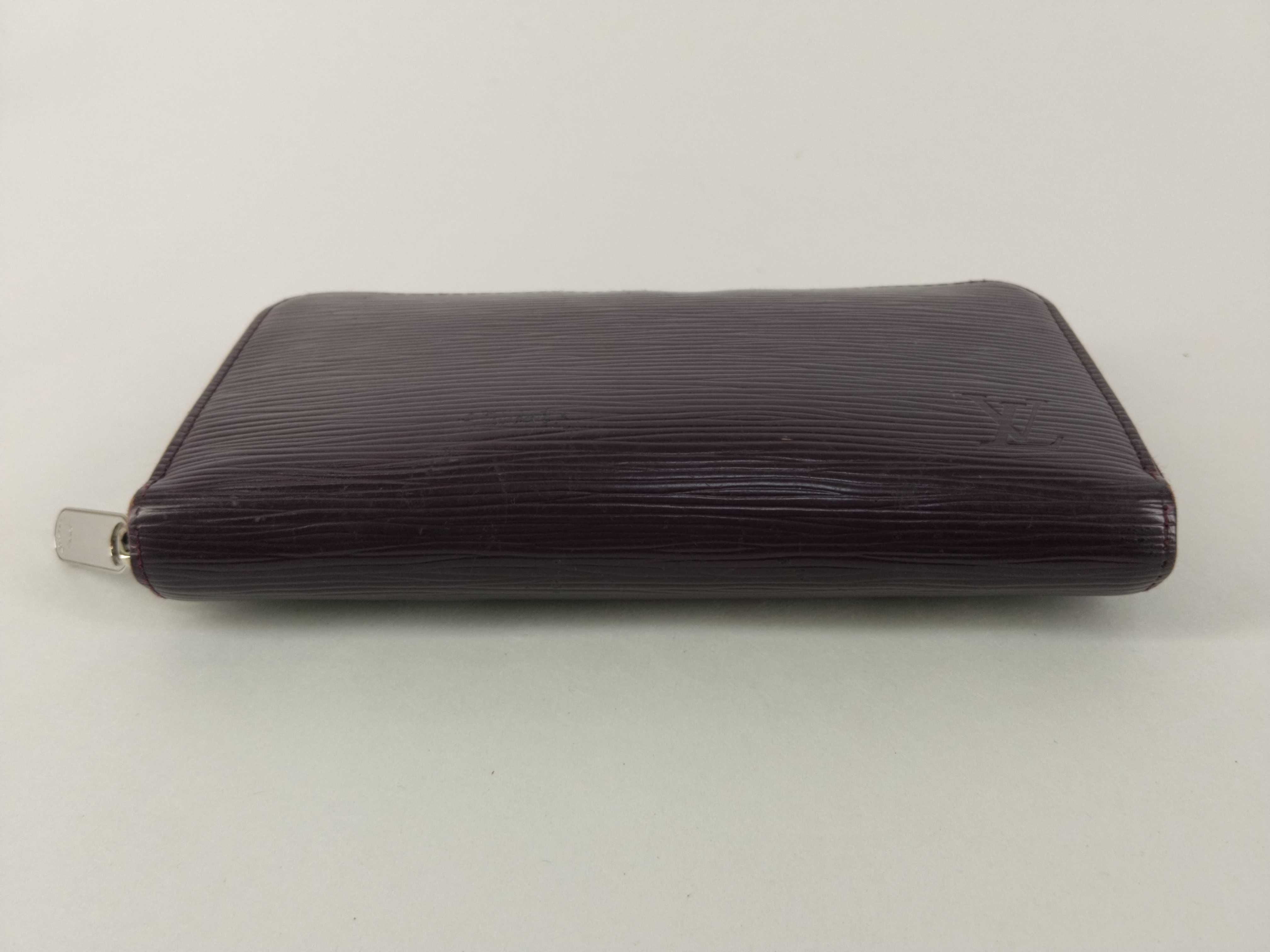 Epi Leather Zip-Up Long Wallet, Purple, with Box, M6007 CA1008 — view 8
