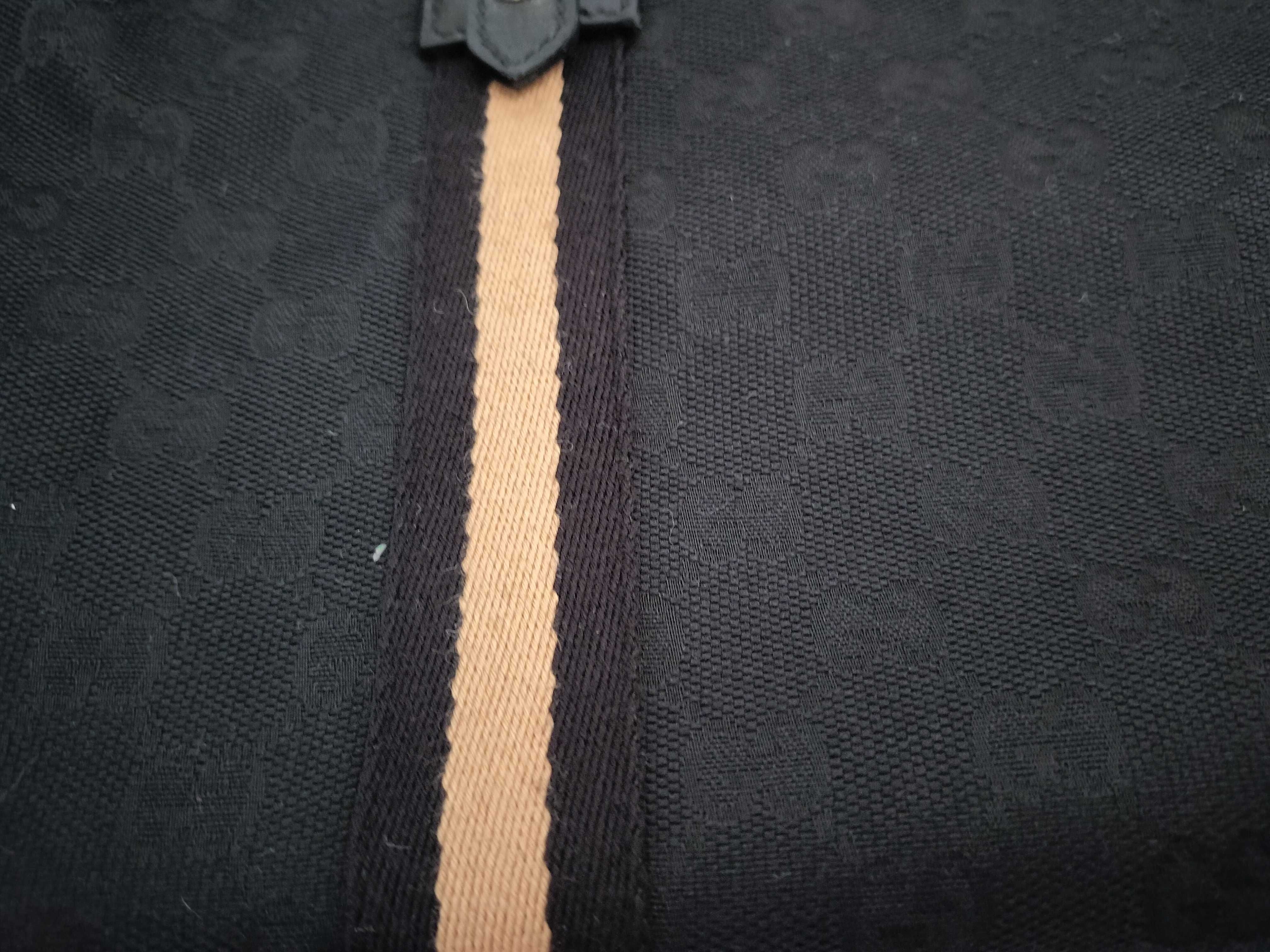 GG Canvas Tote Bag, Black, with Charm — view 13