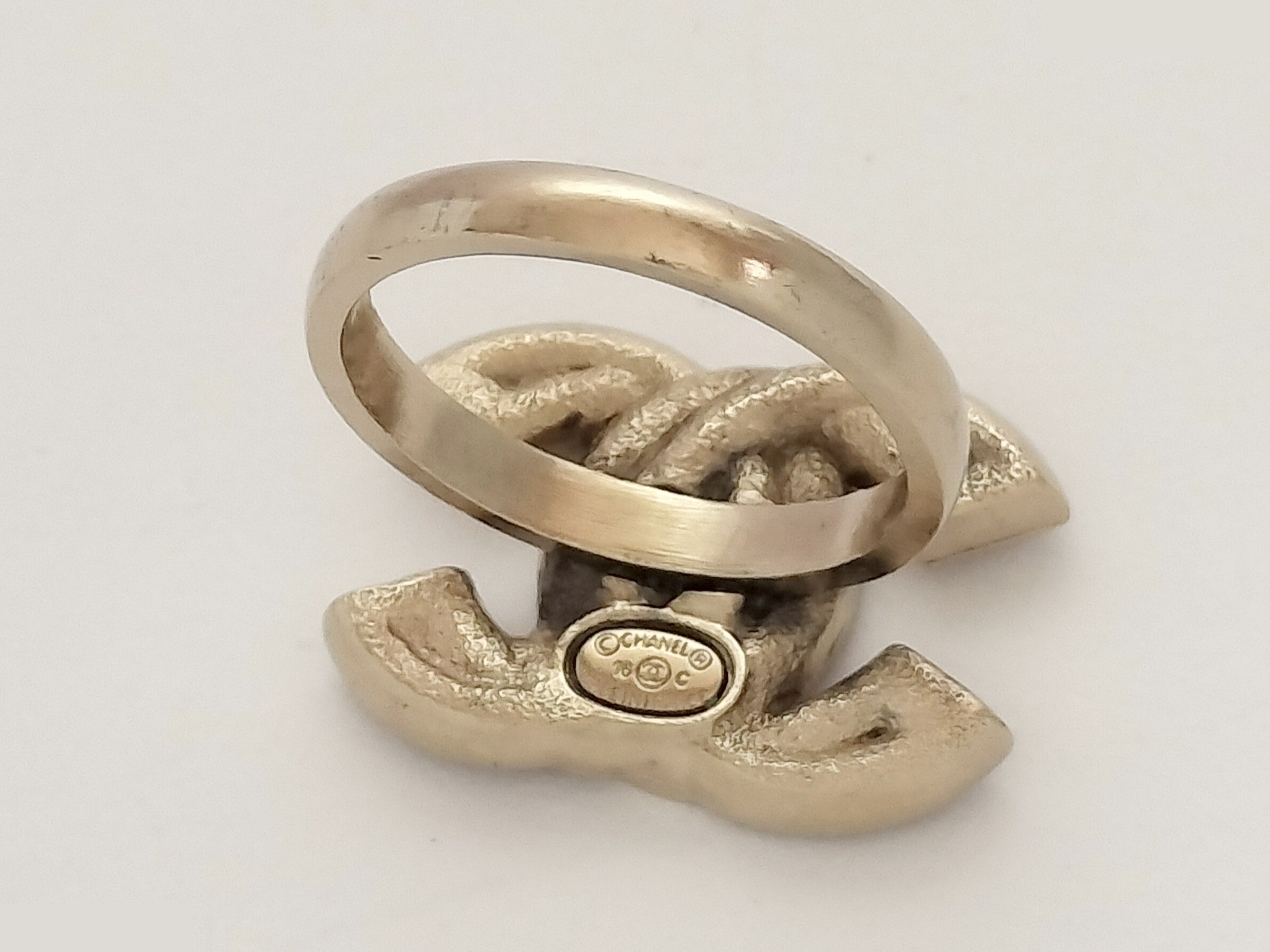 Coco Rhinestone Gold Ring #12 — view 2