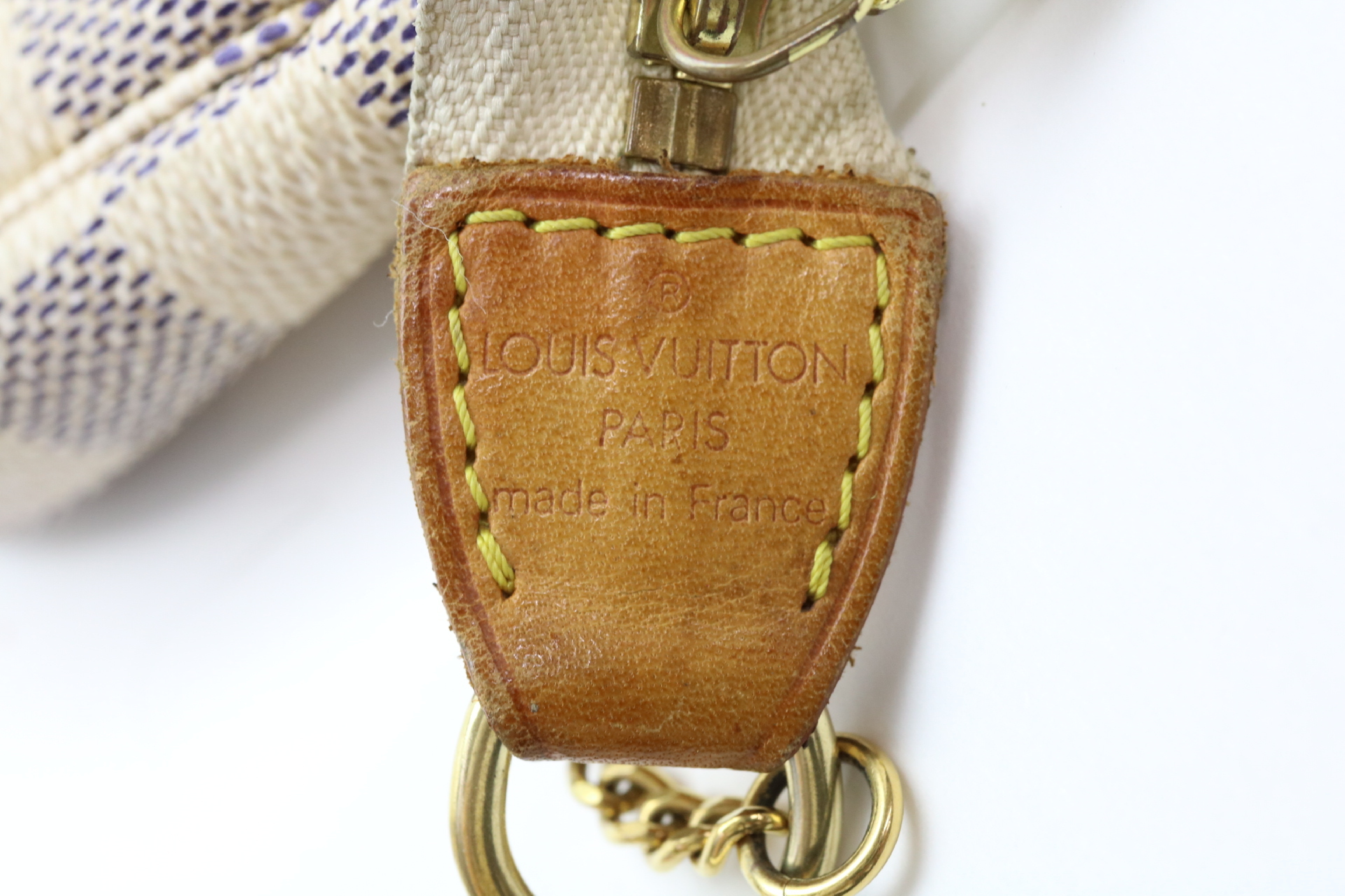 Damier Azur Mini Accessoires Pouch — view 9