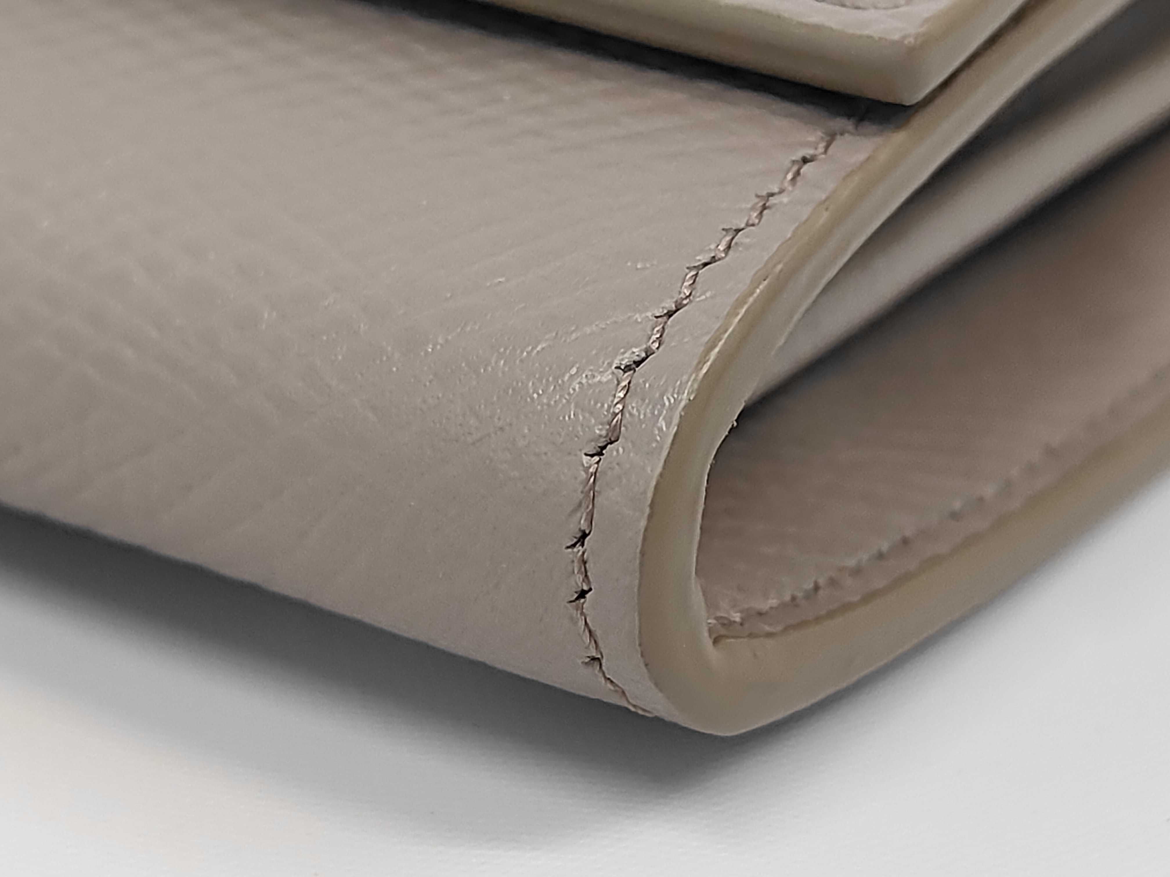Unused Flap Long Wallet Etoupe Wallet — view 3