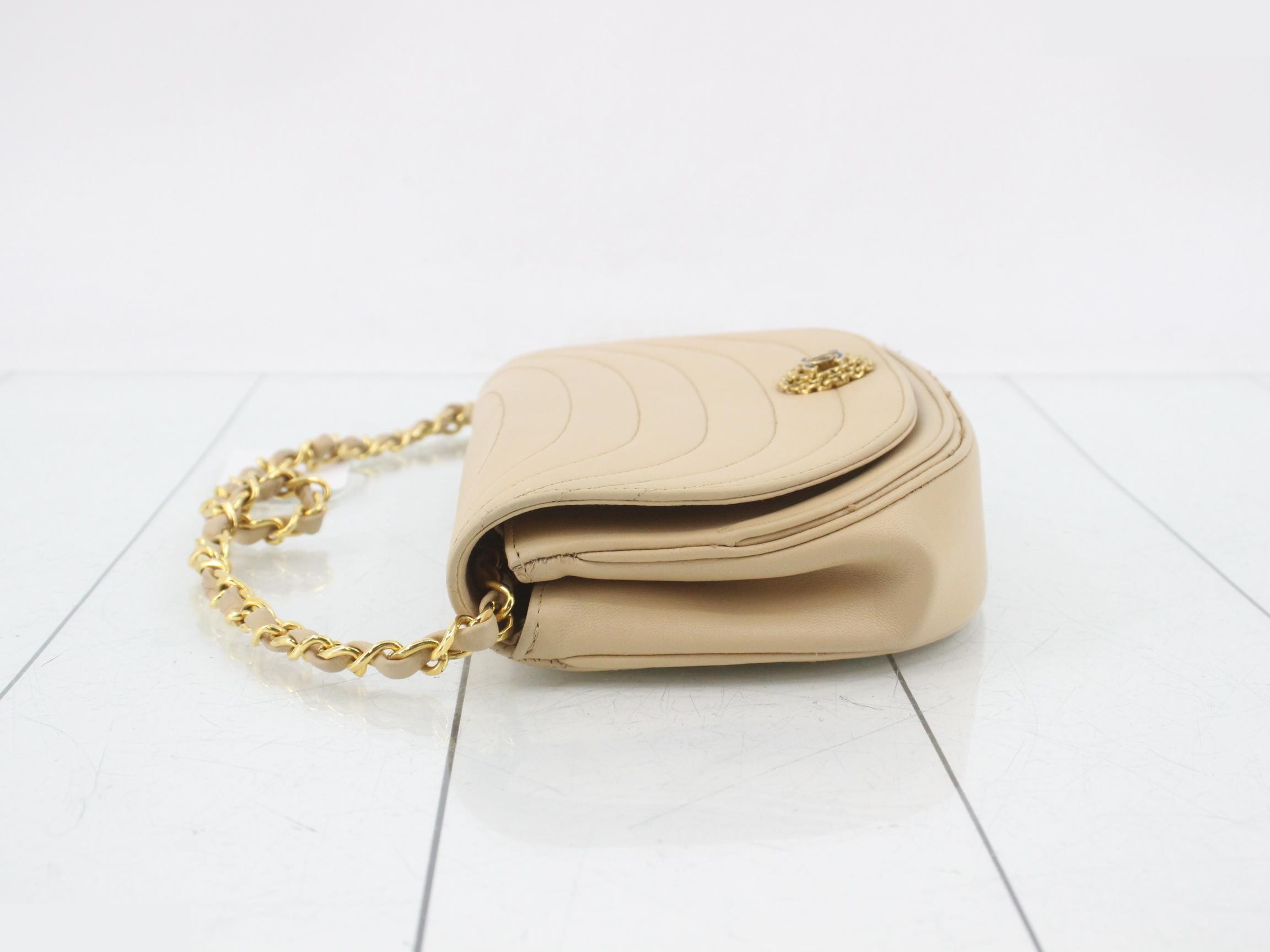 Matelassé (Bag) - Shoulder Bag - Half Moon - Beige — view 4