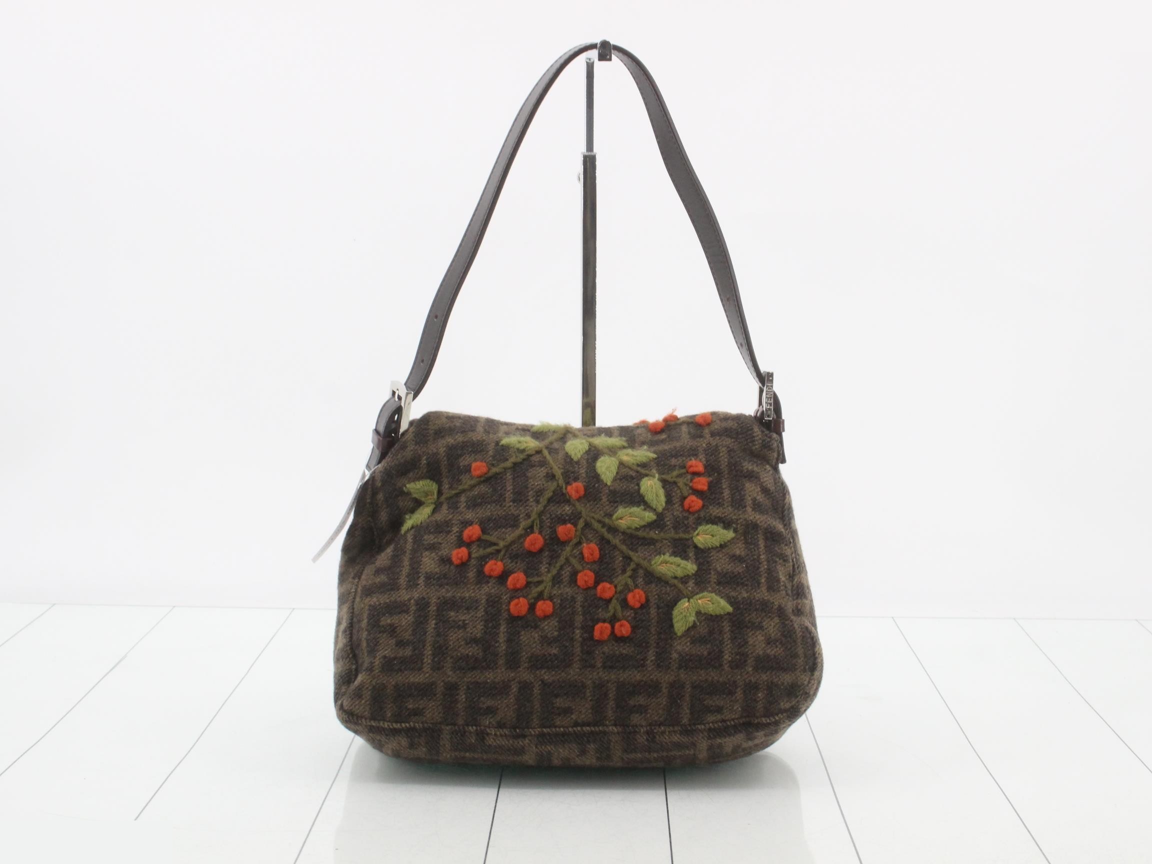 Mamma Bucket One-Shoulder Bag, Wool — view 2