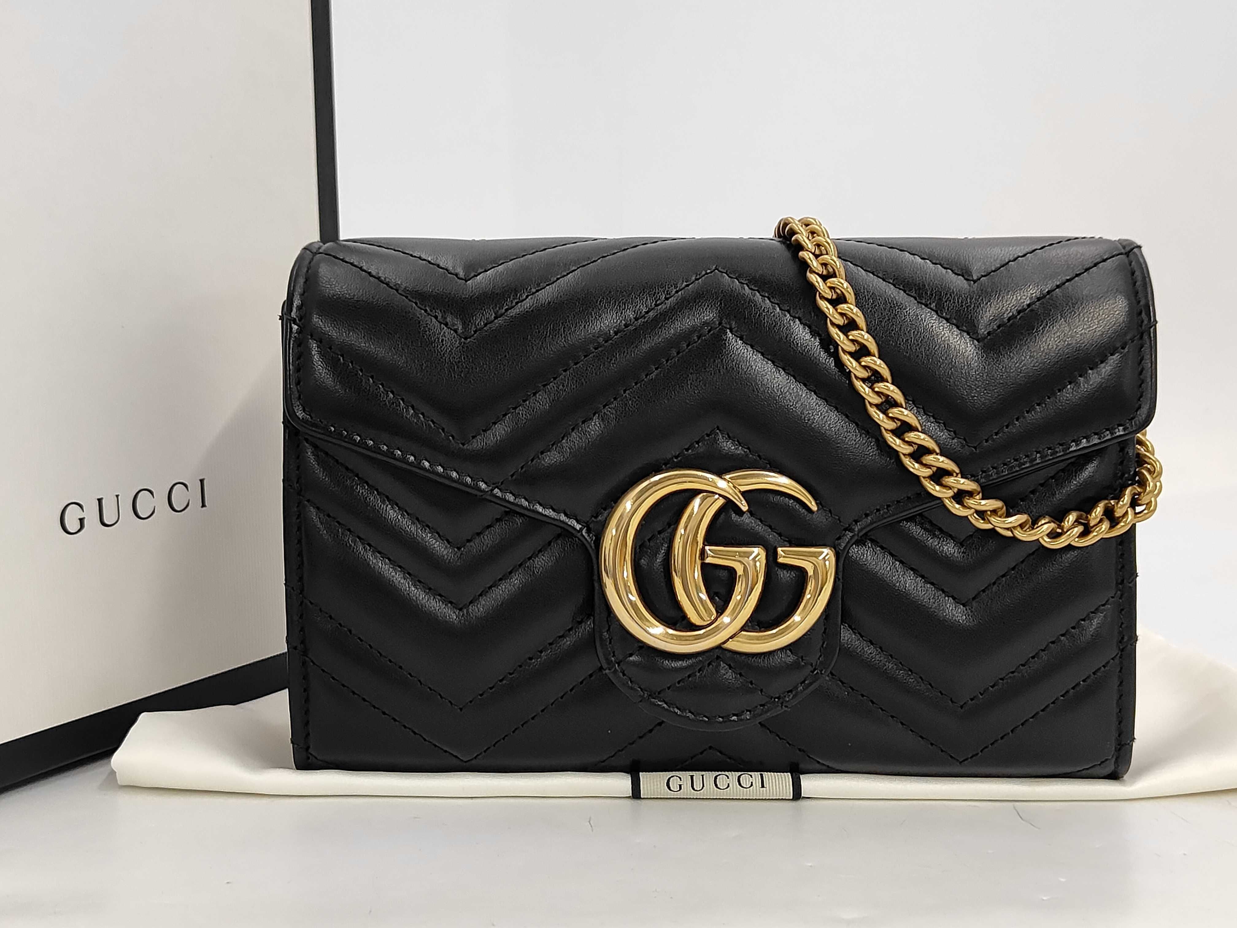 Chain Shoulder Bag, Black Shoulder Bag