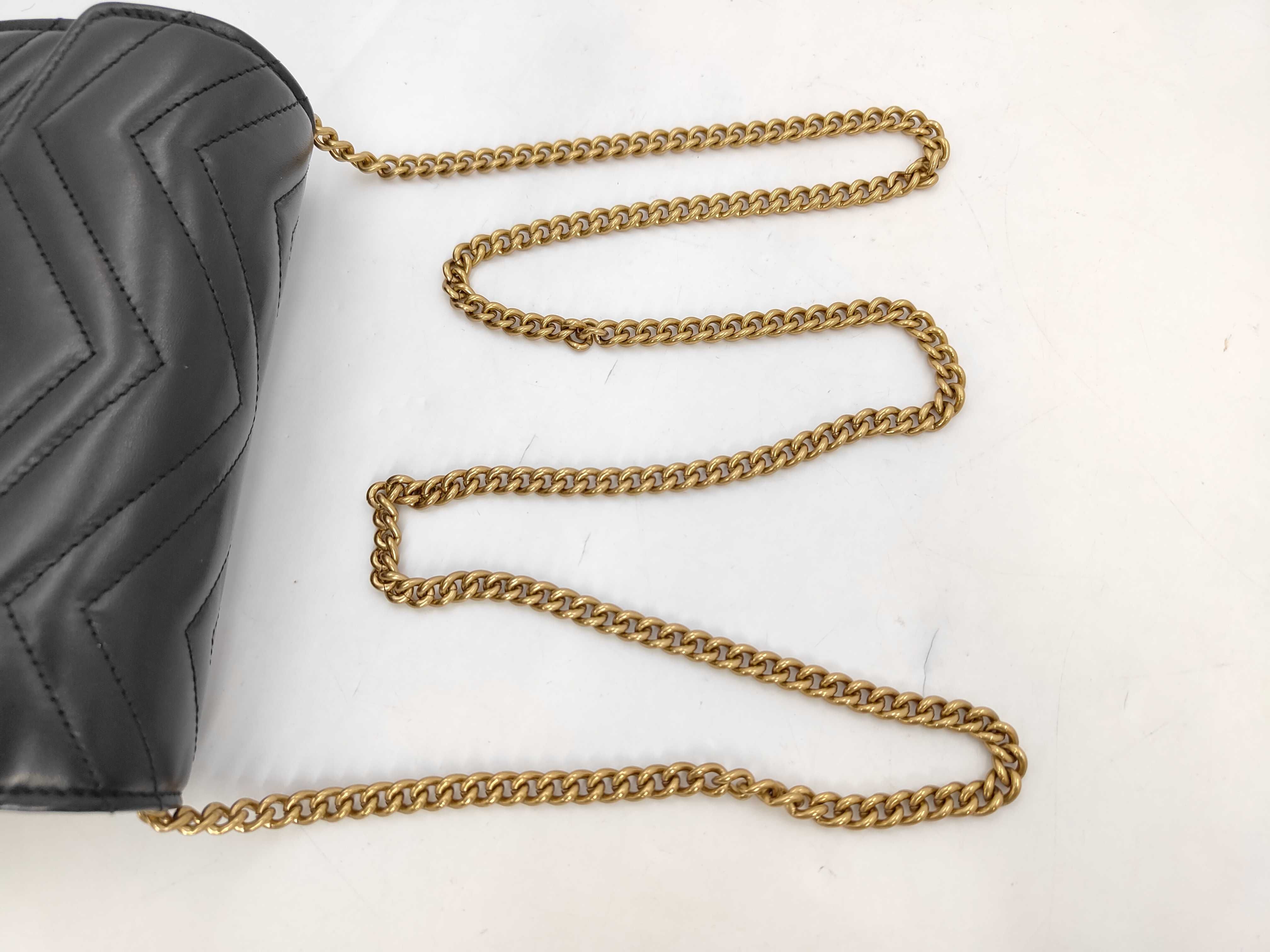 Chain Shoulder Bag, Black Shoulder Bag — view 5