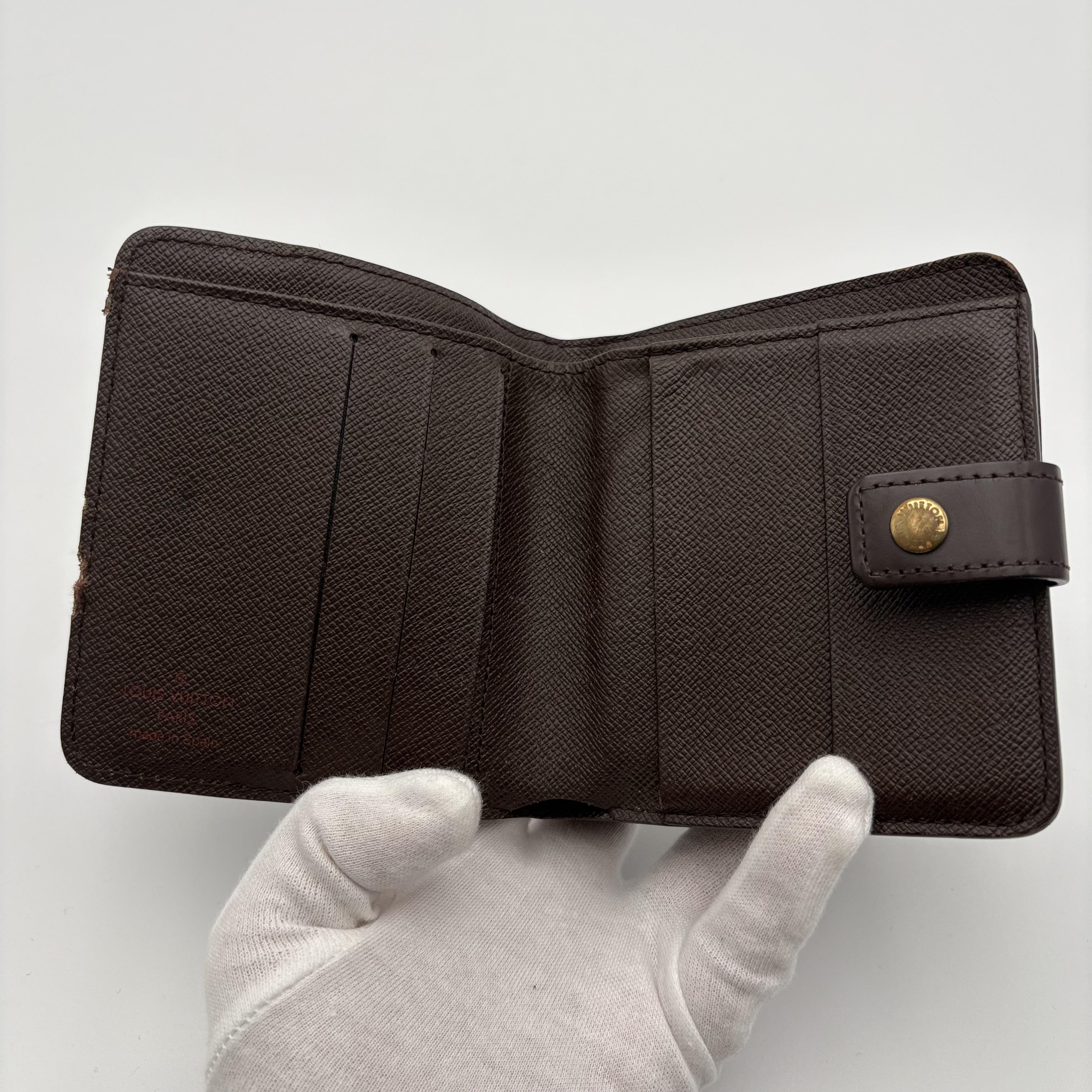 Damier Compact Zip Bi-fold Wallet — view 7