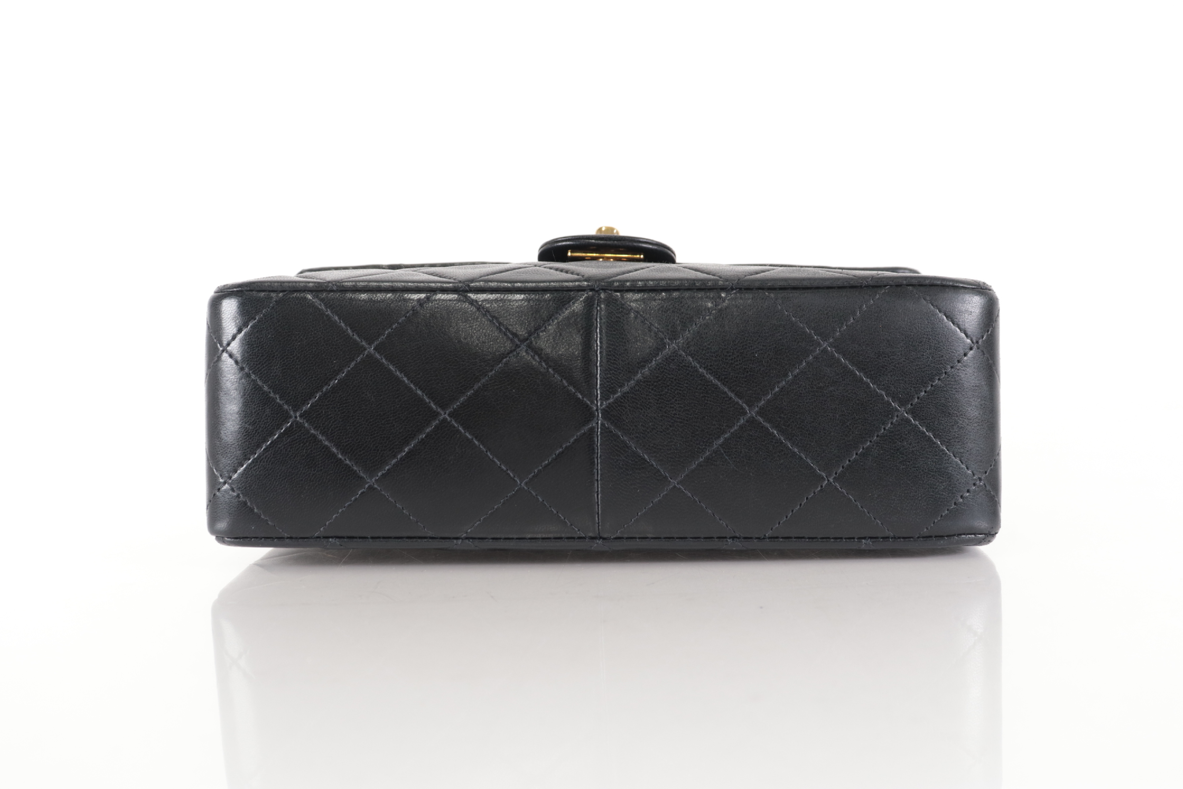 Mini Matelassé Lambskin Chain Shoulder Bag (Serial Number W202) — view 6