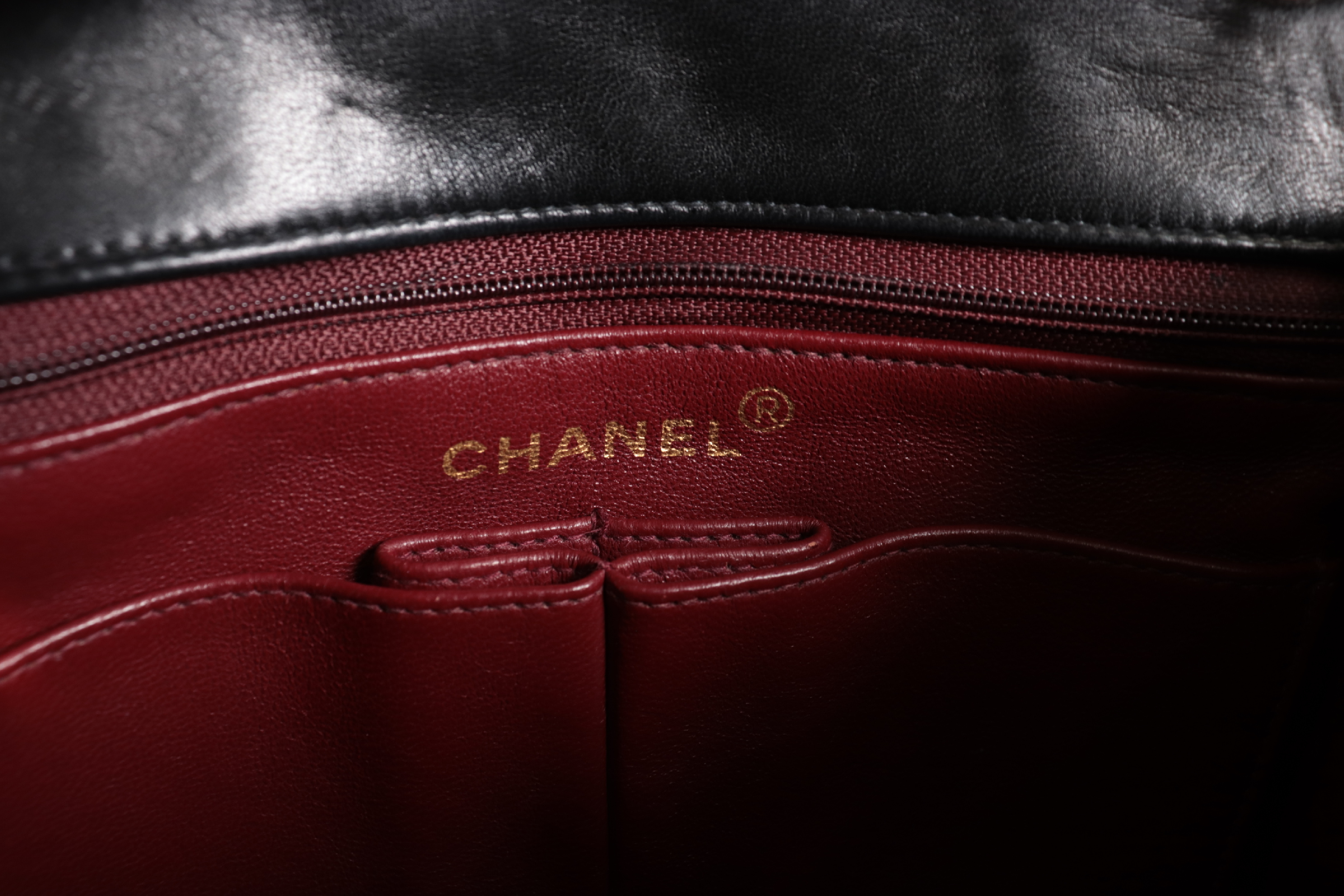 Mini Matelassé Lambskin Chain Shoulder Bag (Serial Number W202) — view 7