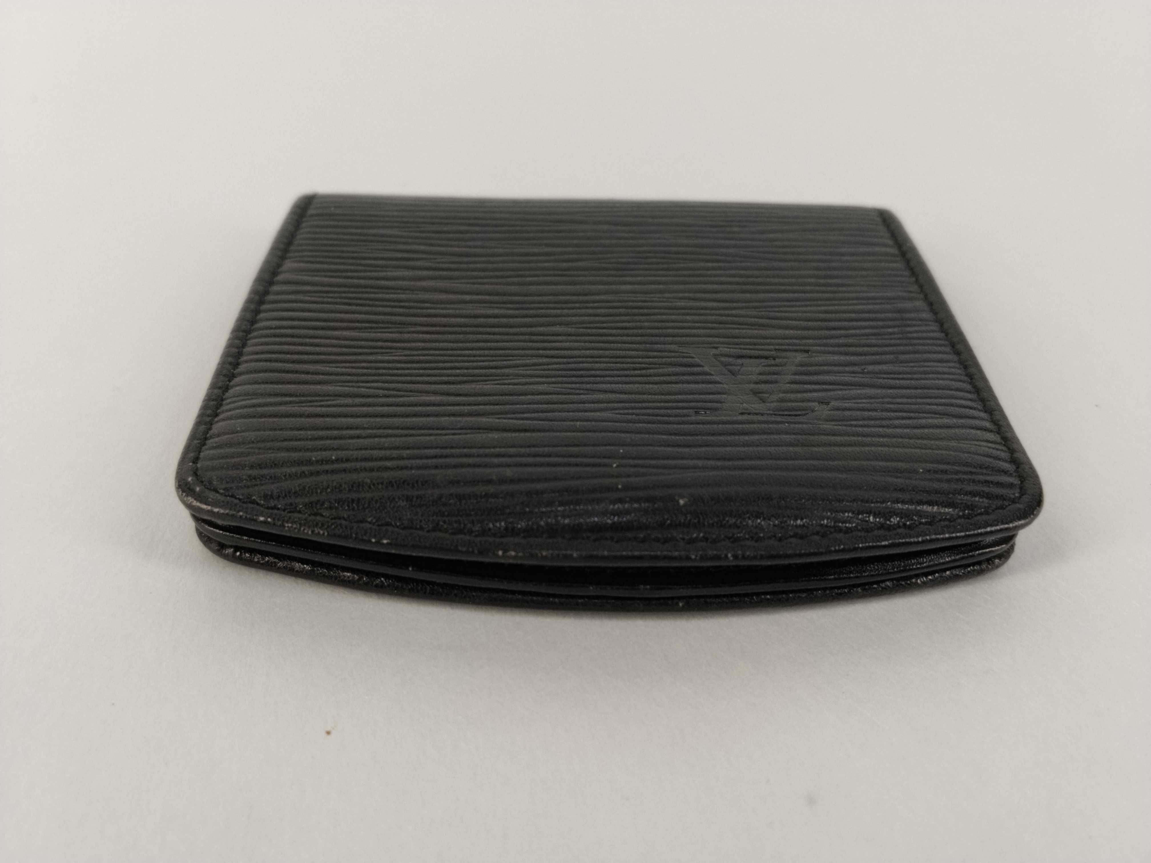 Epi LV Wallet Portemonnaie Cuvette Black Coin Case — view 5