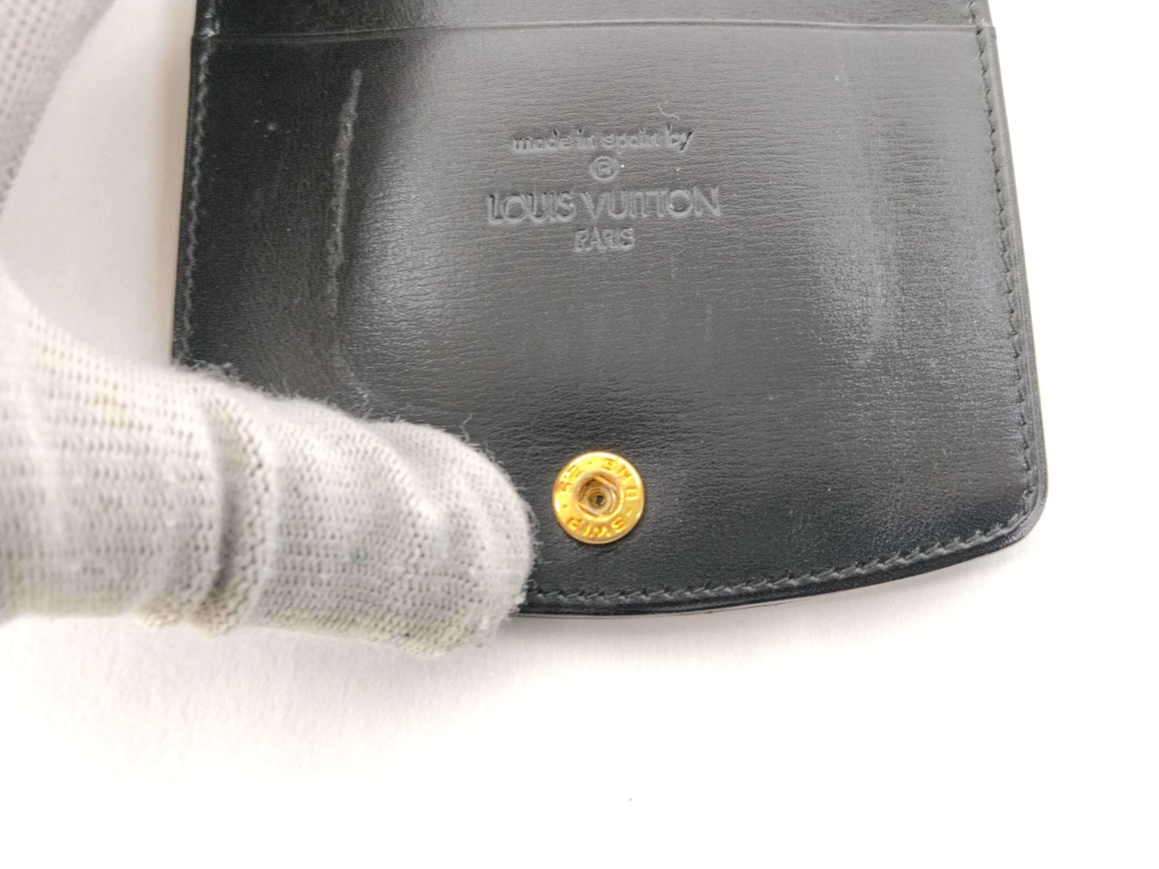 Epi LV Wallet Portemonnaie Cuvette Black Coin Case — view 9
