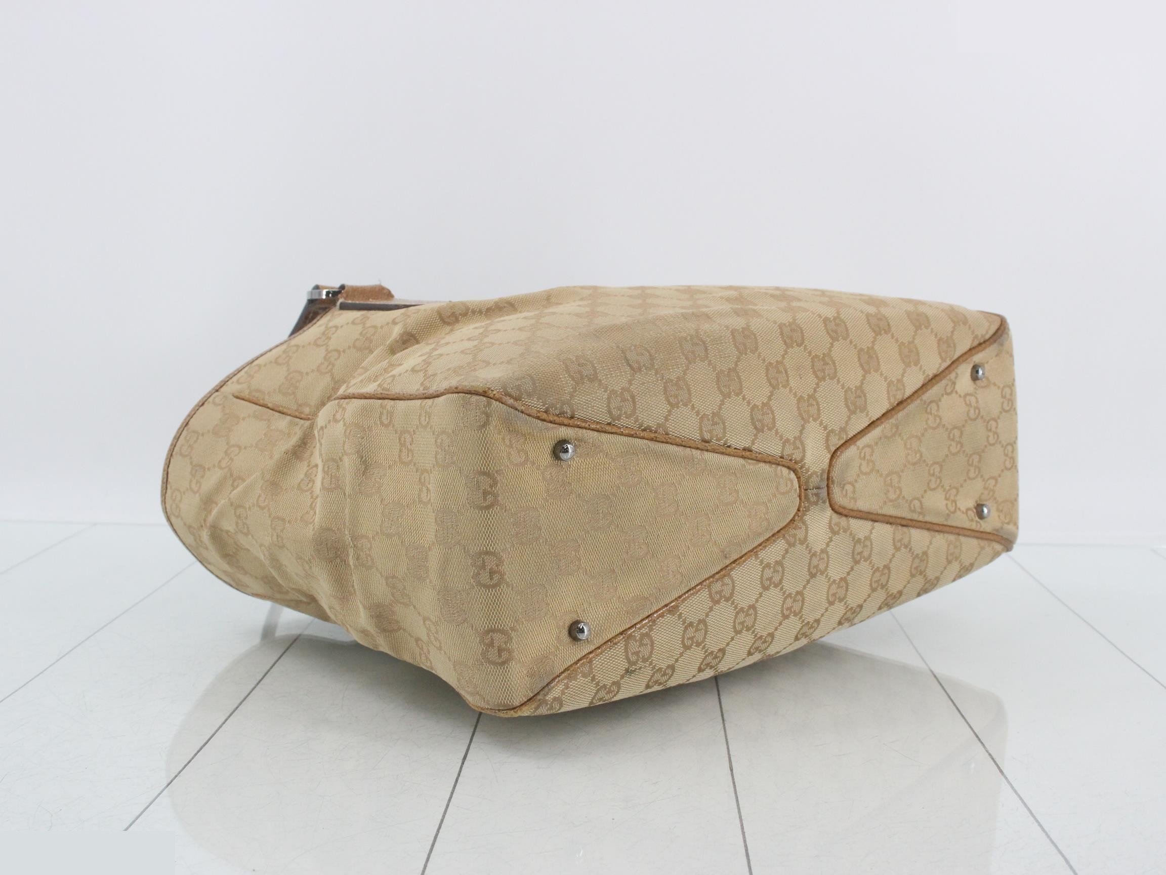 GG Canvas Tote Bag 113017 Beige — view 5