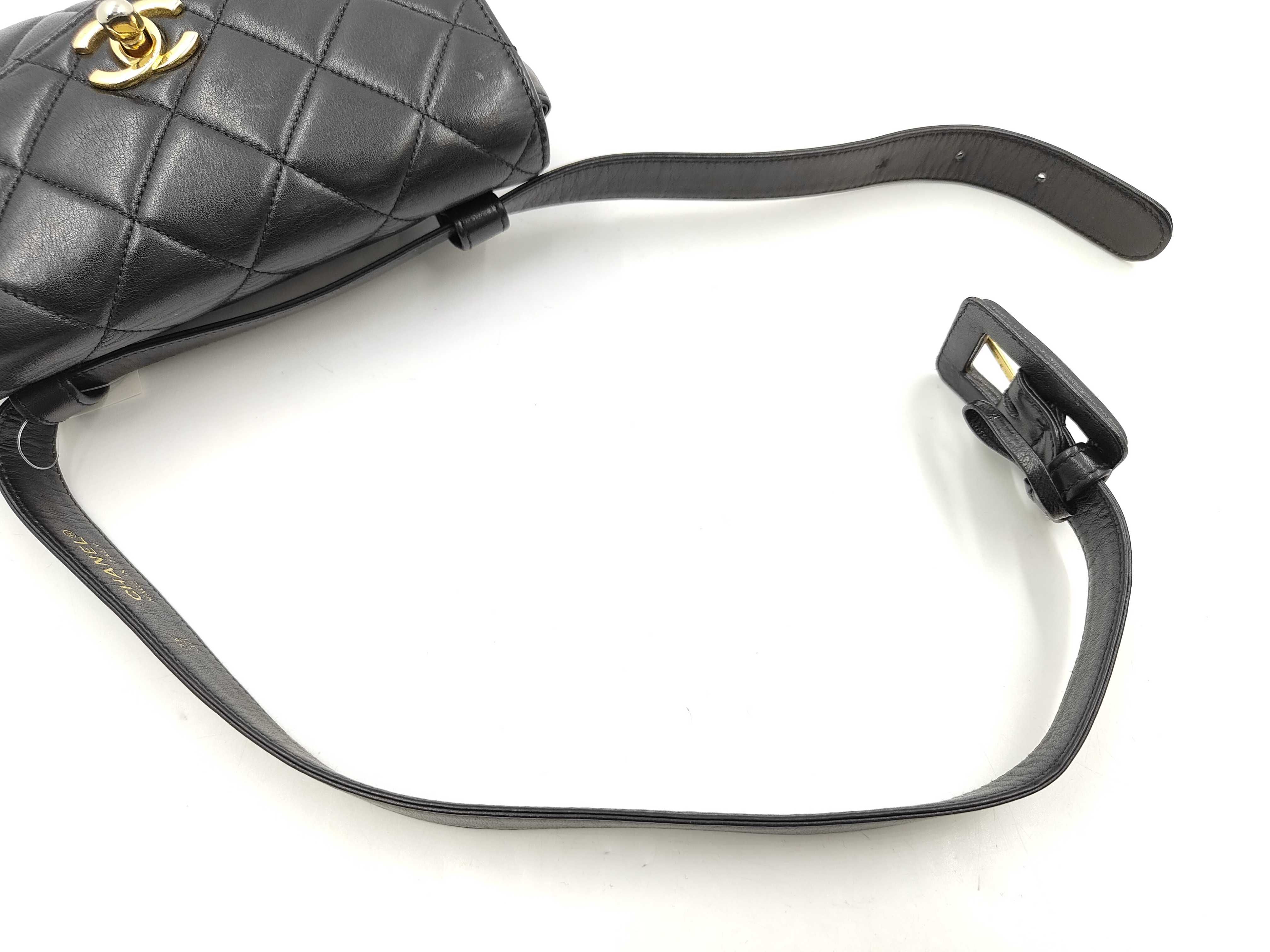 Lambskin Matelassé Waist Pouch Bag (Series 2) — view 3