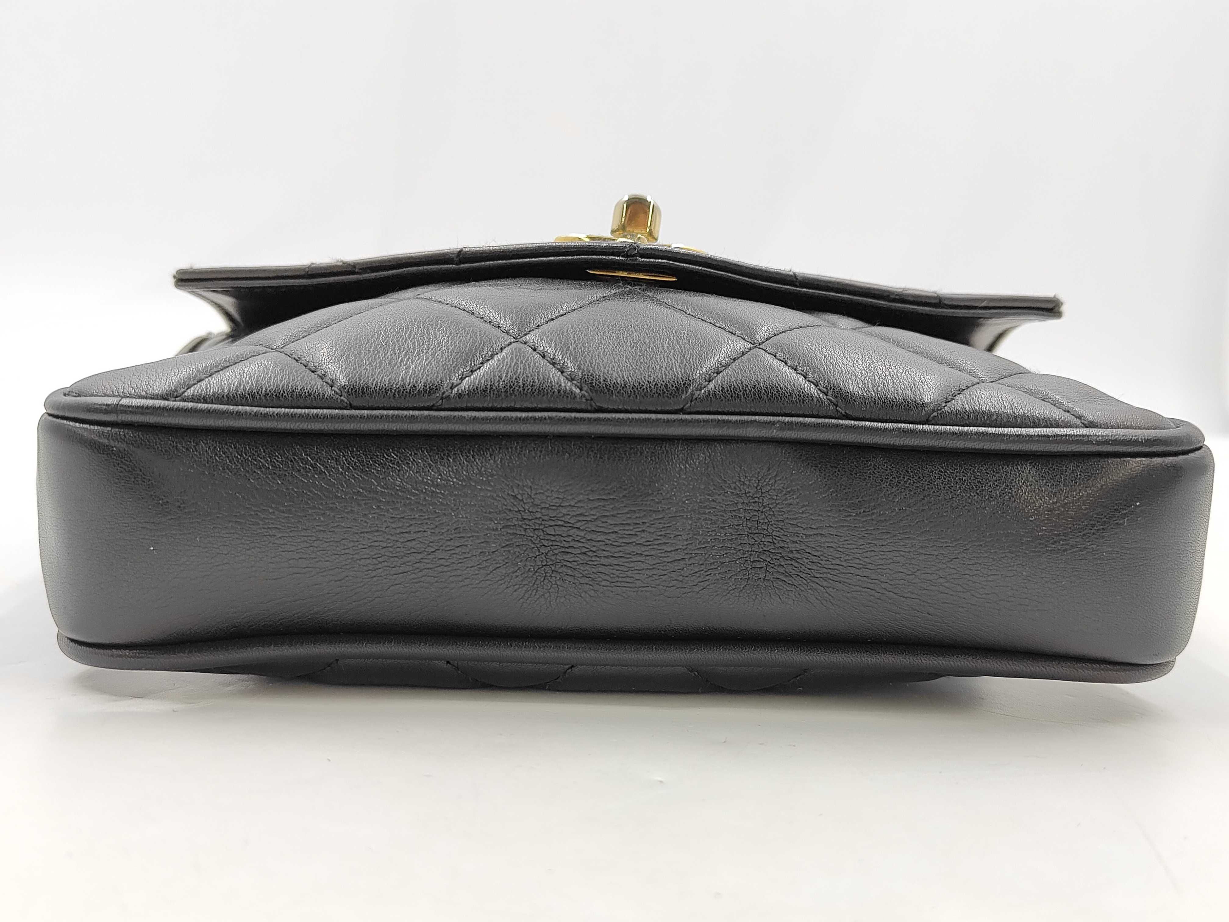 Lambskin Matelassé Waist Pouch Bag (Series 2) — view 6