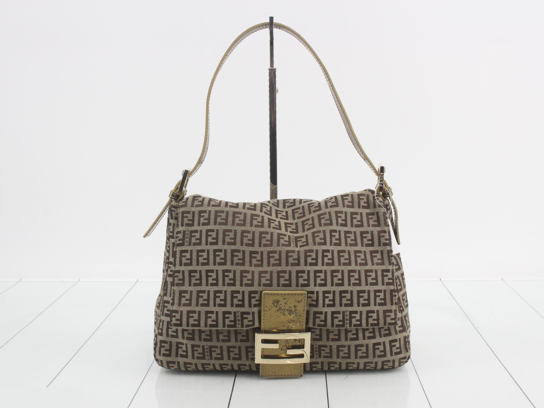 Mamma Bucket Gold Zucchino Shoulder Bag
