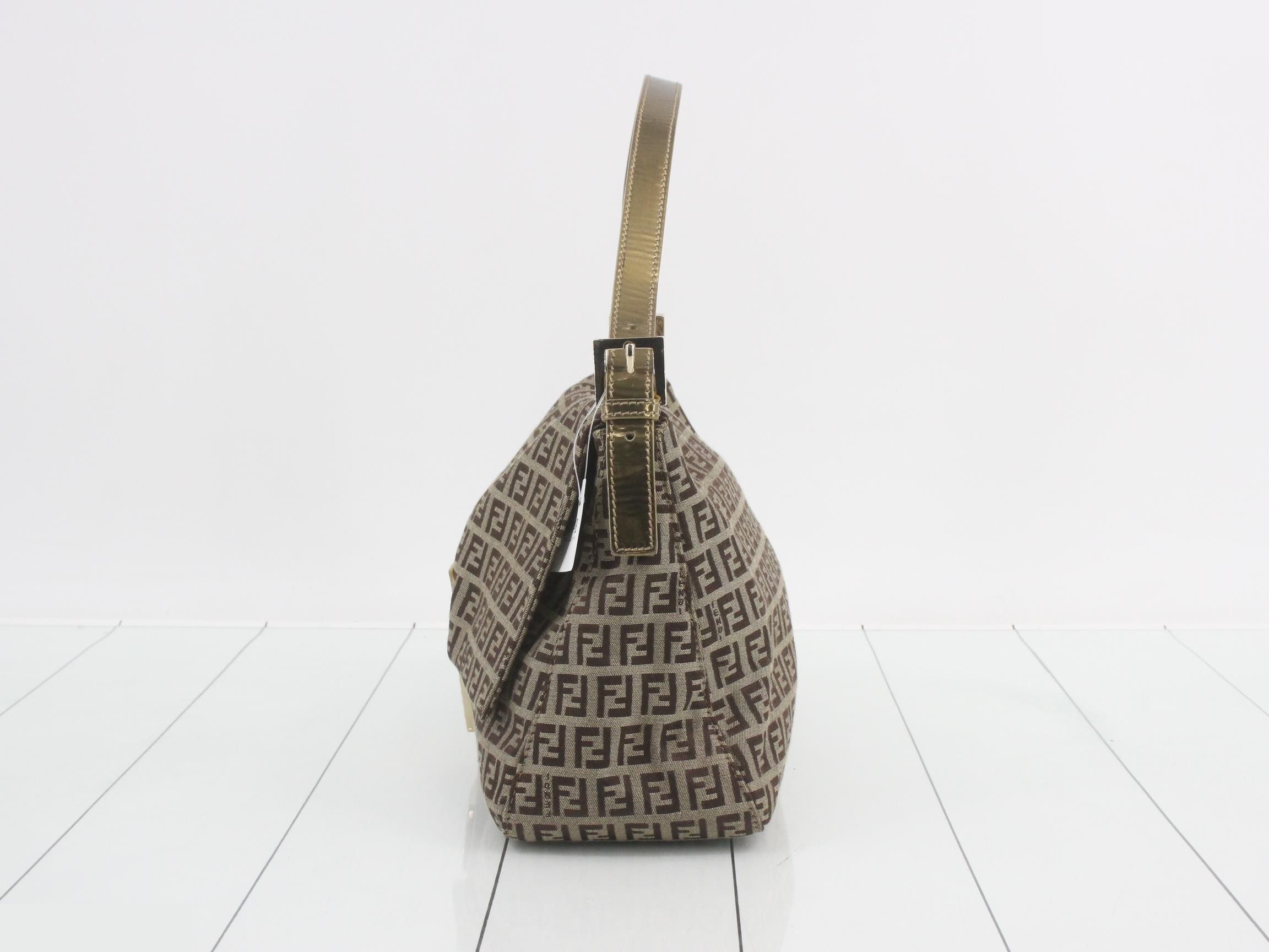Mamma Bucket Gold Zucchino Shoulder Bag — view 3