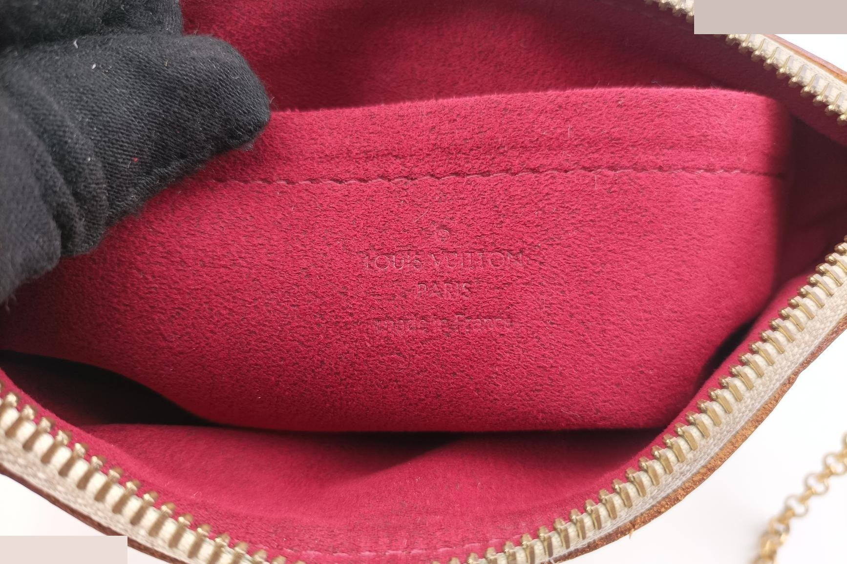 Pochette Mila MM Monogram Multicolor Blanc — view 7