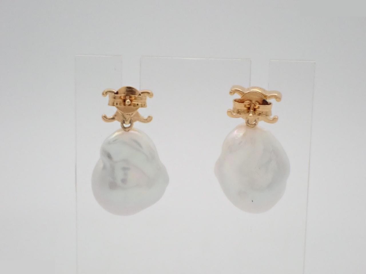 Triomphe Pearl Earrings — view 2