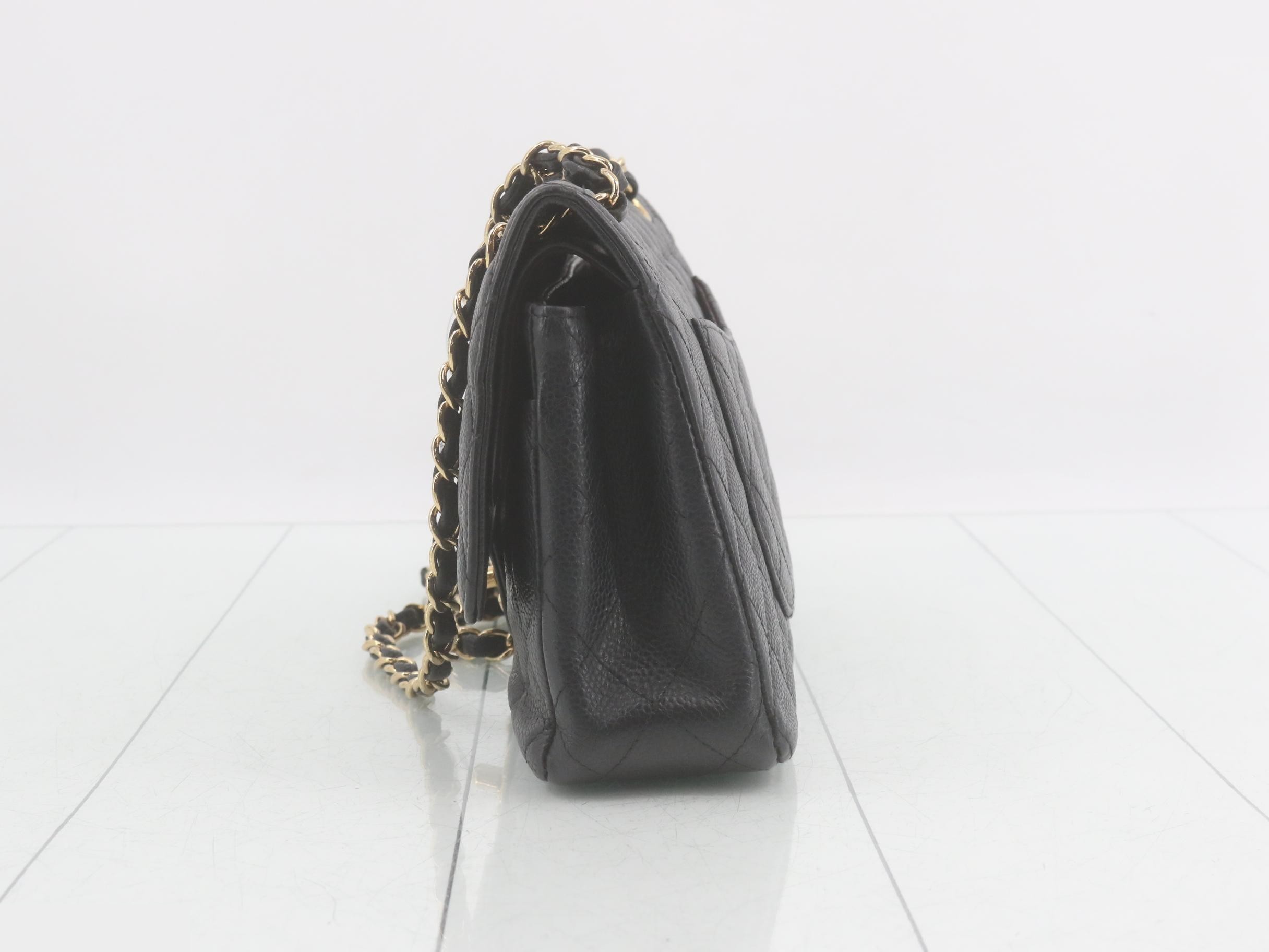 Matelassé Coco Mark Double Flap Double Chain Shoulder Bag — view 3