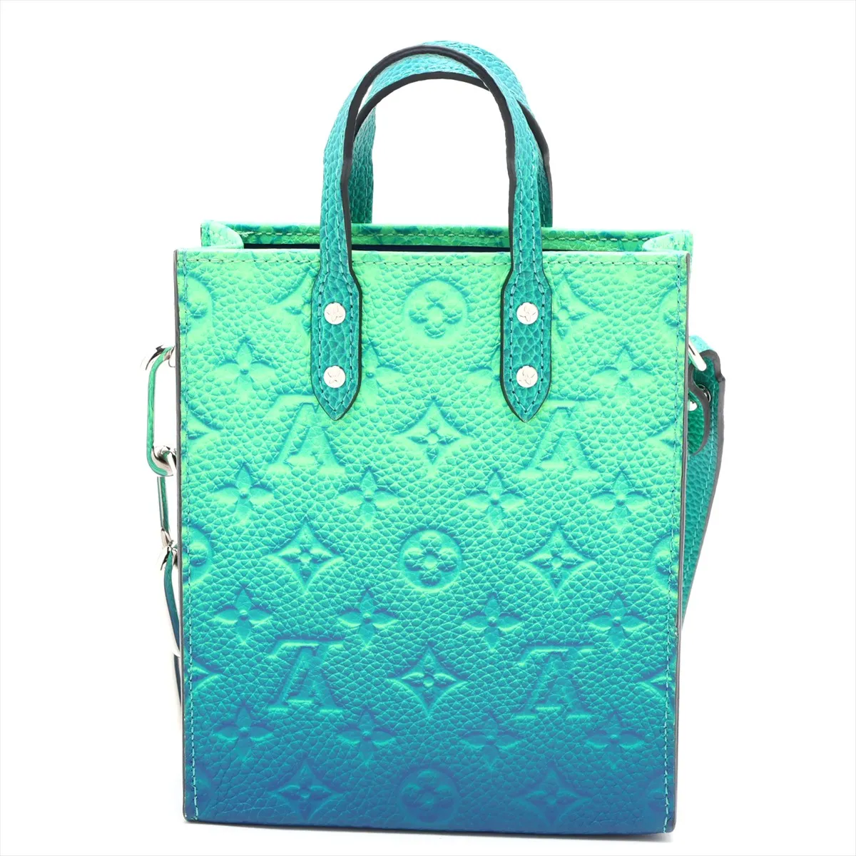 Monogram Illusion Sac Plat XS M81221 Green (RFID detected) — view 2