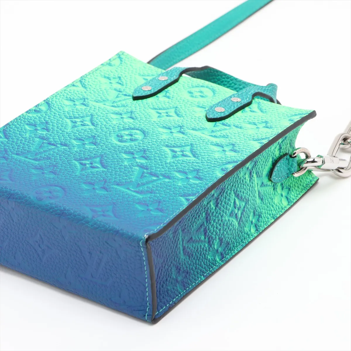 Monogram Illusion Sac Plat XS M81221 Green (RFID detected) — view 3