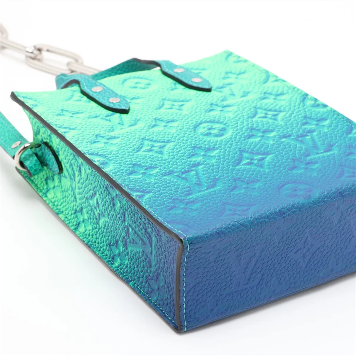 Monogram Illusion Sac Plat XS M81221 Green (RFID detected) — view 4