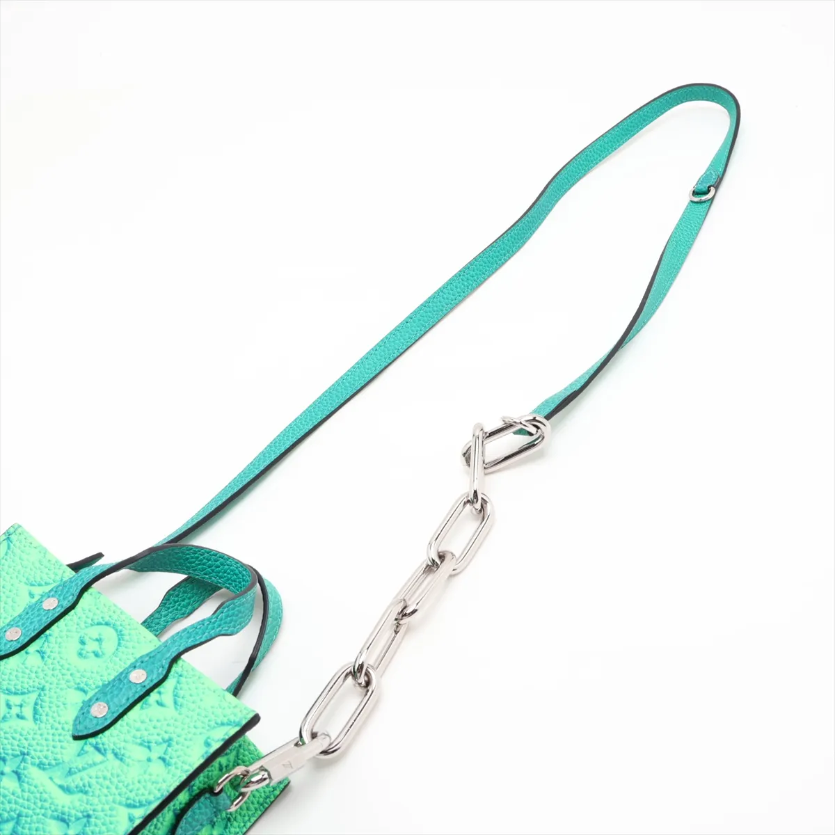 Monogram Illusion Sac Plat XS M81221 Green (RFID detected) — view 7