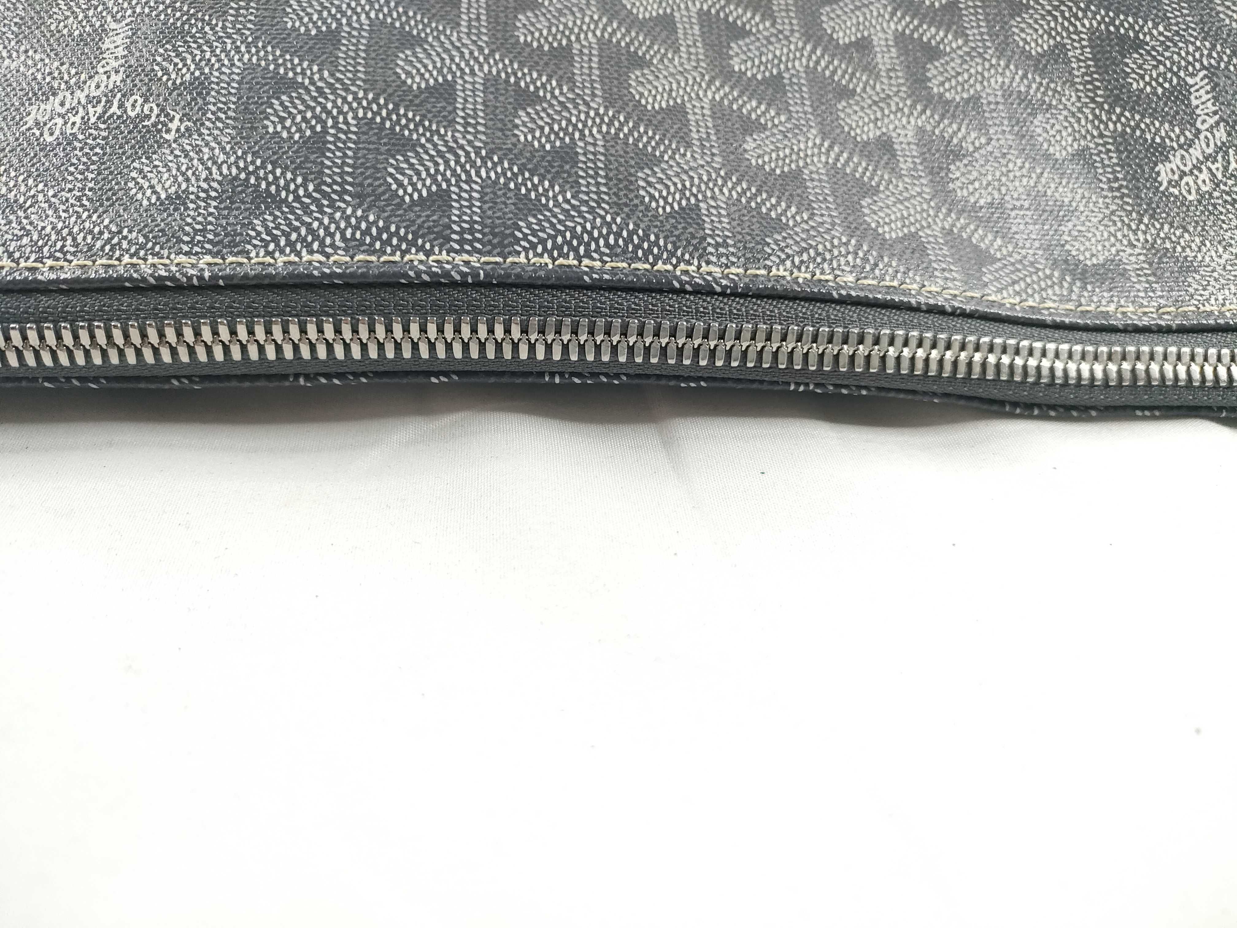 MY- Senat MM PVC Clutch Bag Gray - Grade B Clutch Bag — view 6