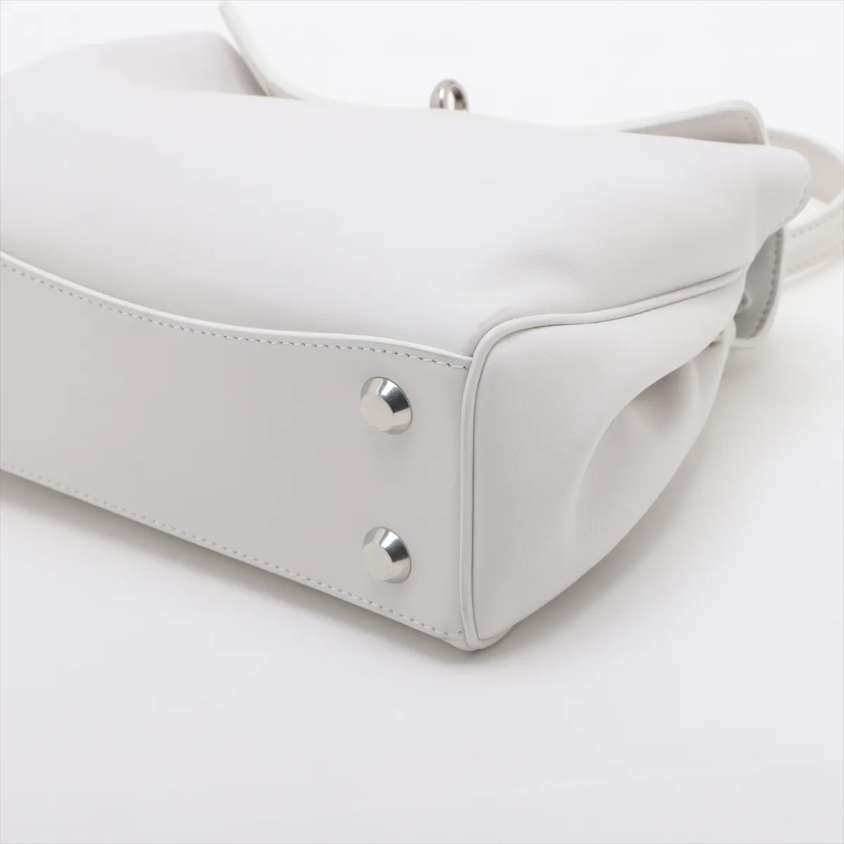 Rodeo Leather 2WAY Handbag White 795456 — view 3