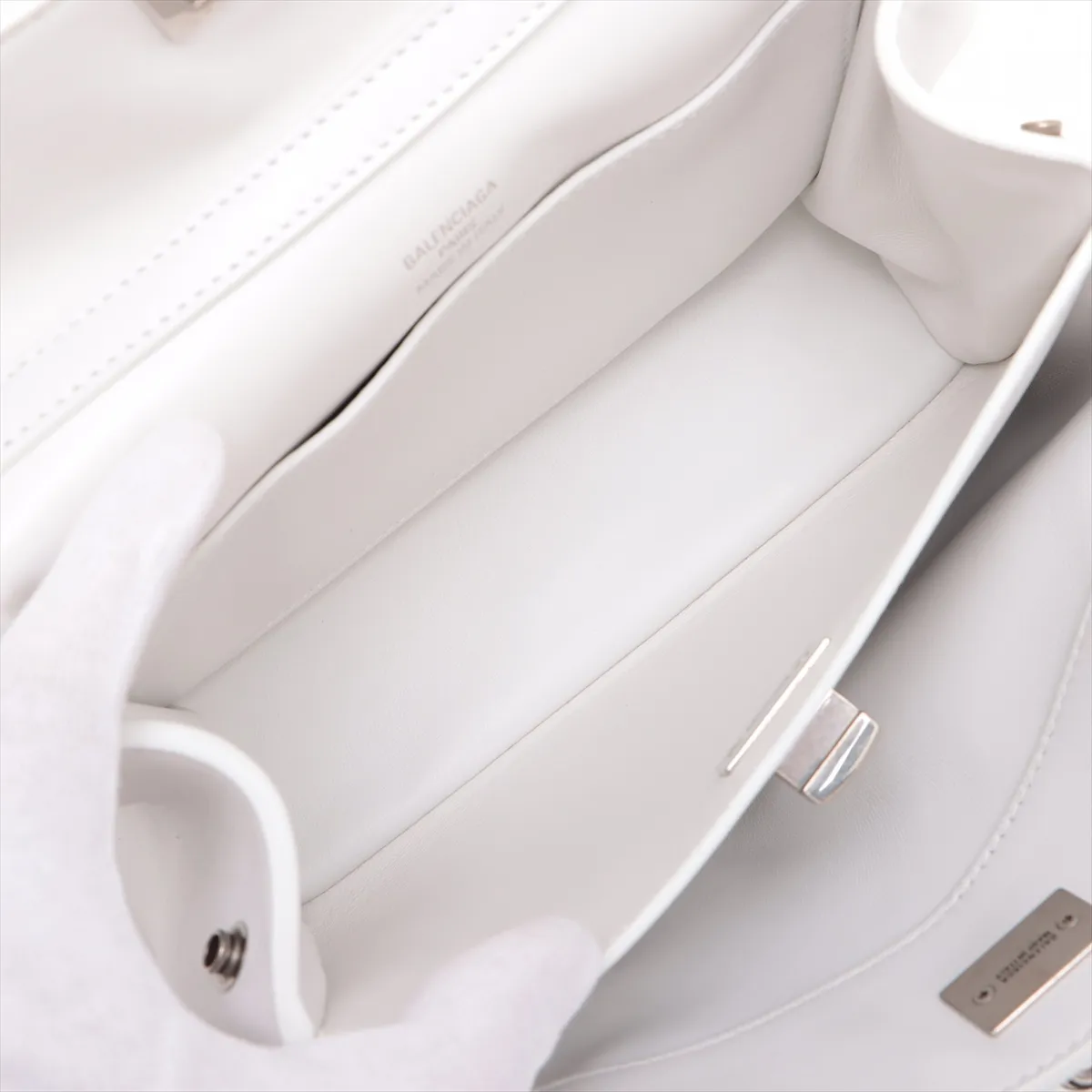 Rodeo Leather 2WAY Handbag White 795456 — view 8