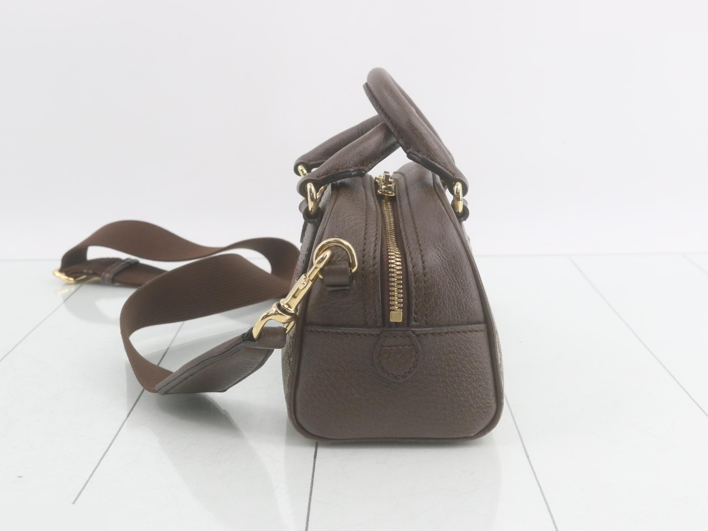Ophidia GG Supreme Mini Top Handle Bag (2-Way) — view 3