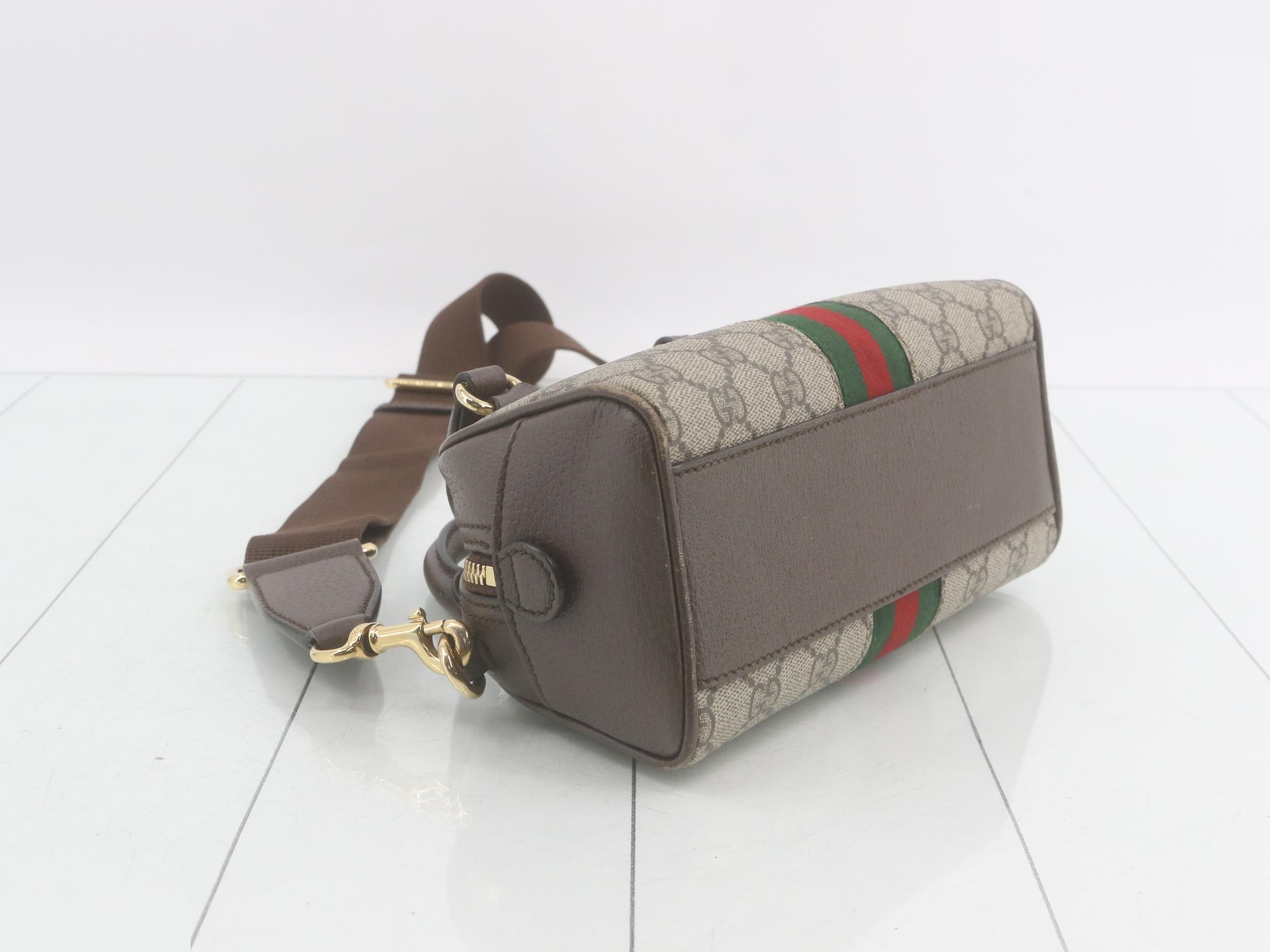Ophidia GG Supreme Mini Top Handle Bag (2-Way) — view 5