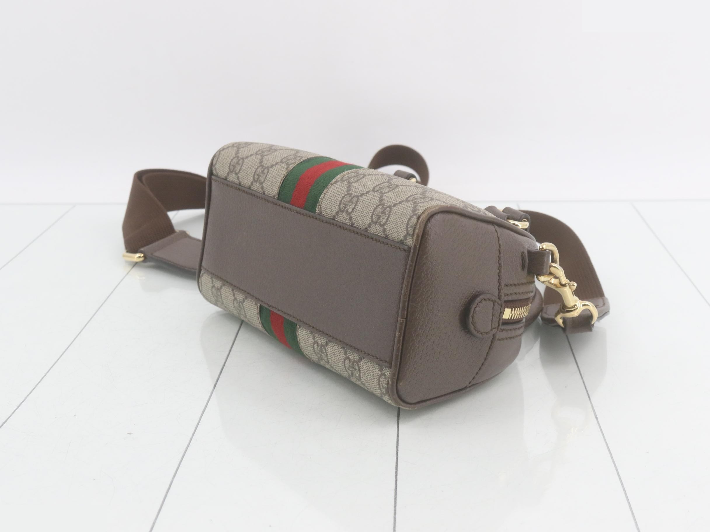 Ophidia GG Supreme Mini Top Handle Bag (2-Way) — view 6