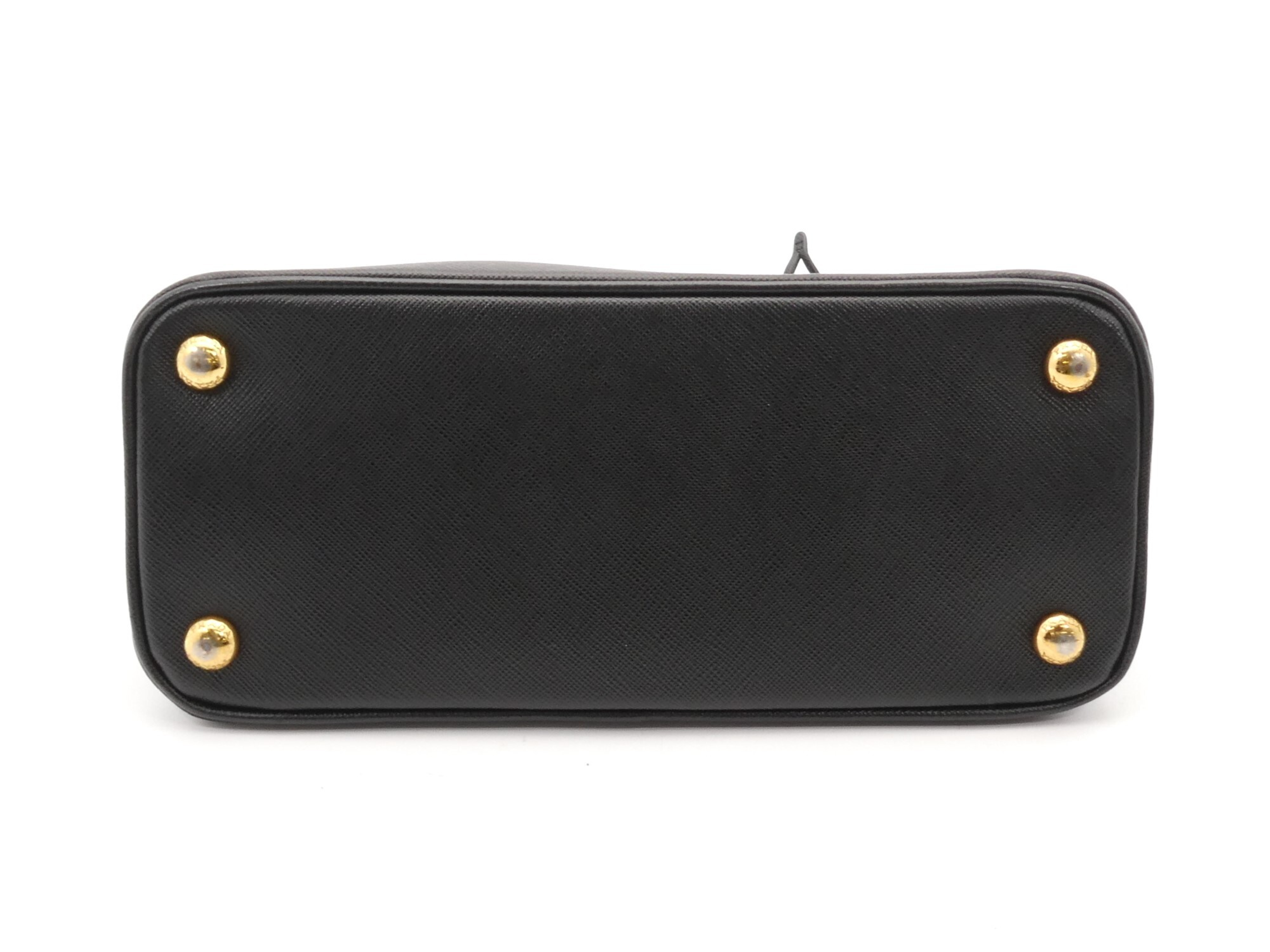 Logo Plate Saffiano Leather 2-Way Handbag — view 5