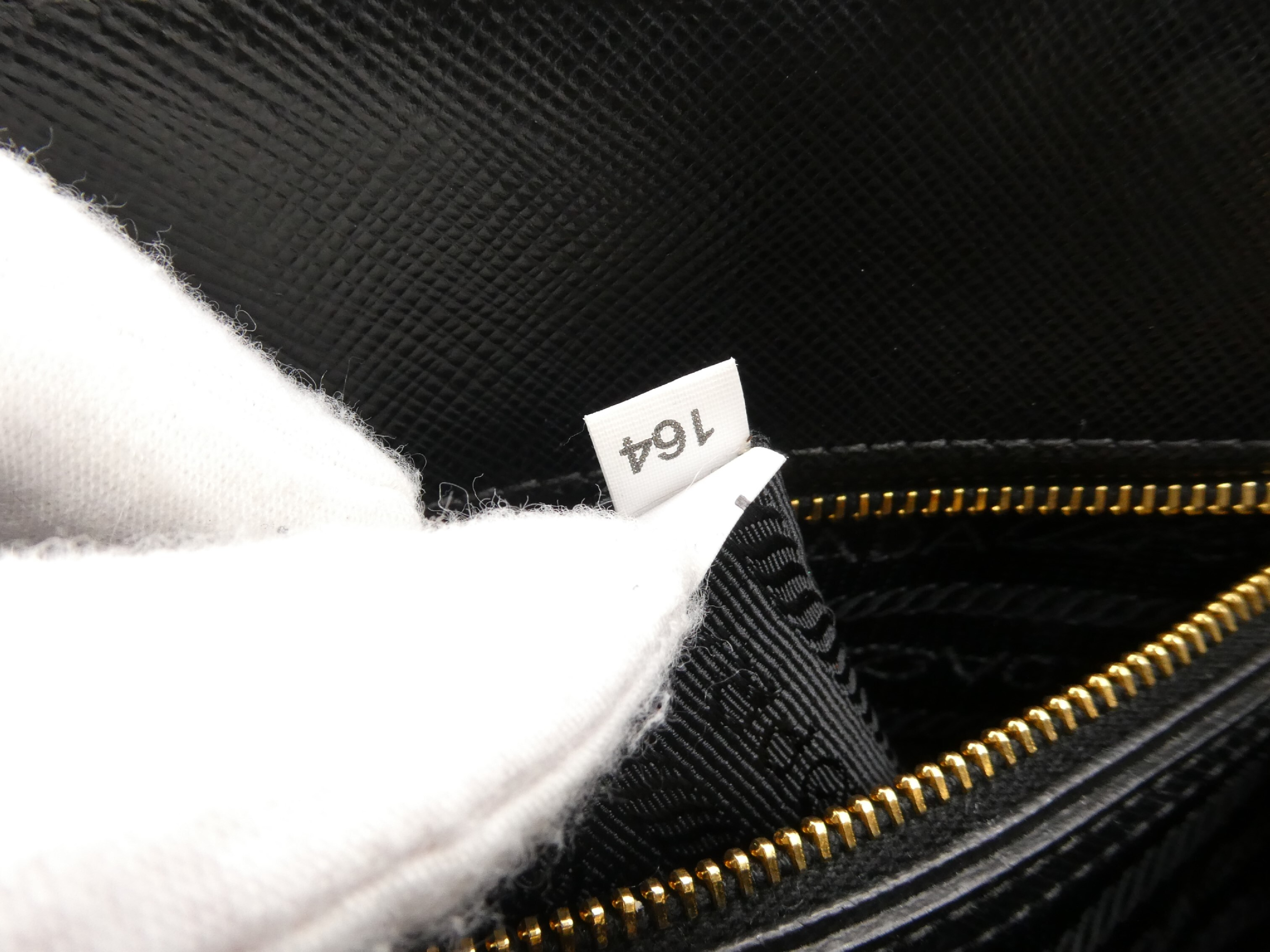 Logo Plate Saffiano Leather 2-Way Handbag — view 9