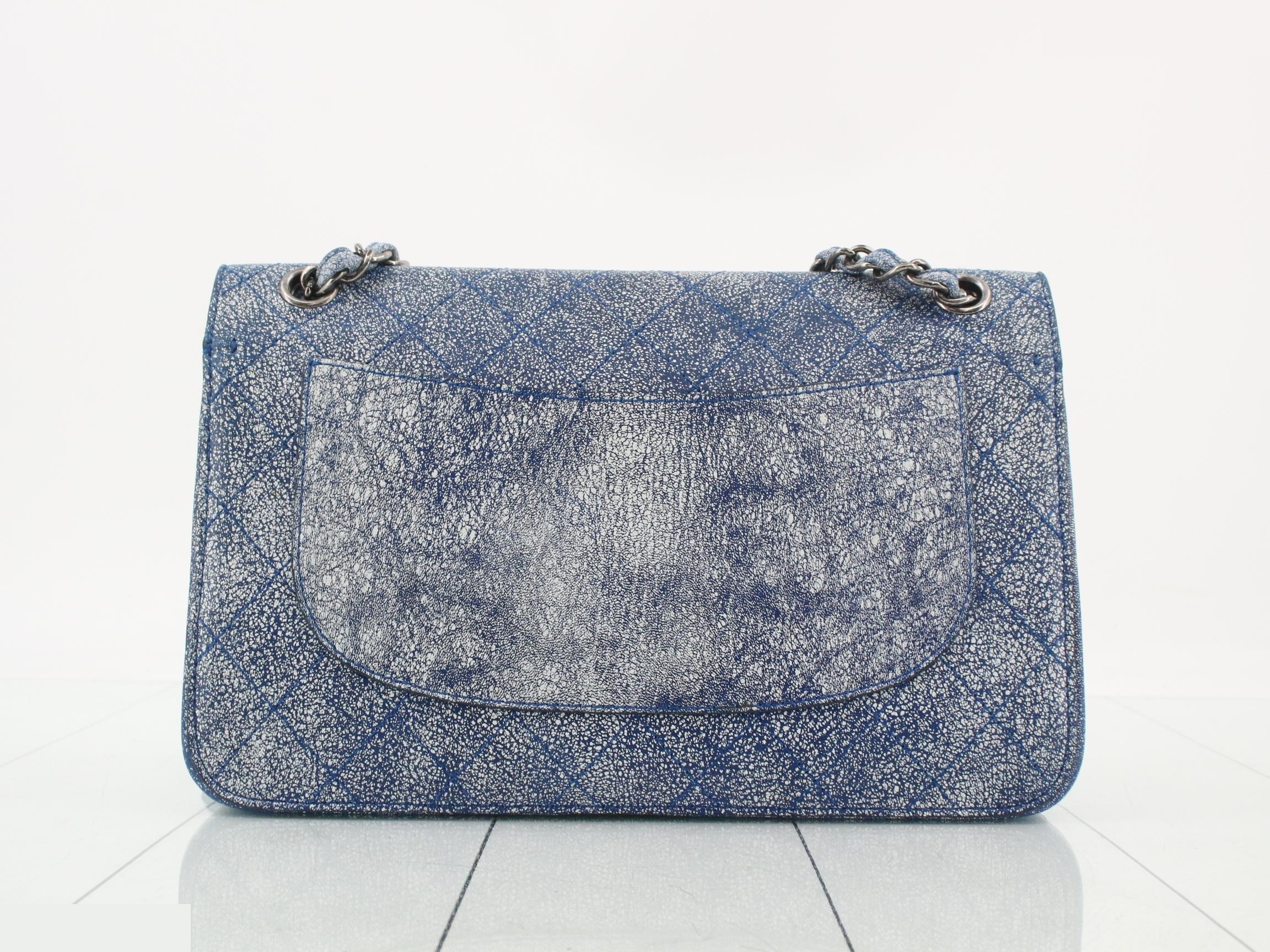 Matelassé Leather Turnlock Double Flap Double Chain Shoulder Bag — view 2