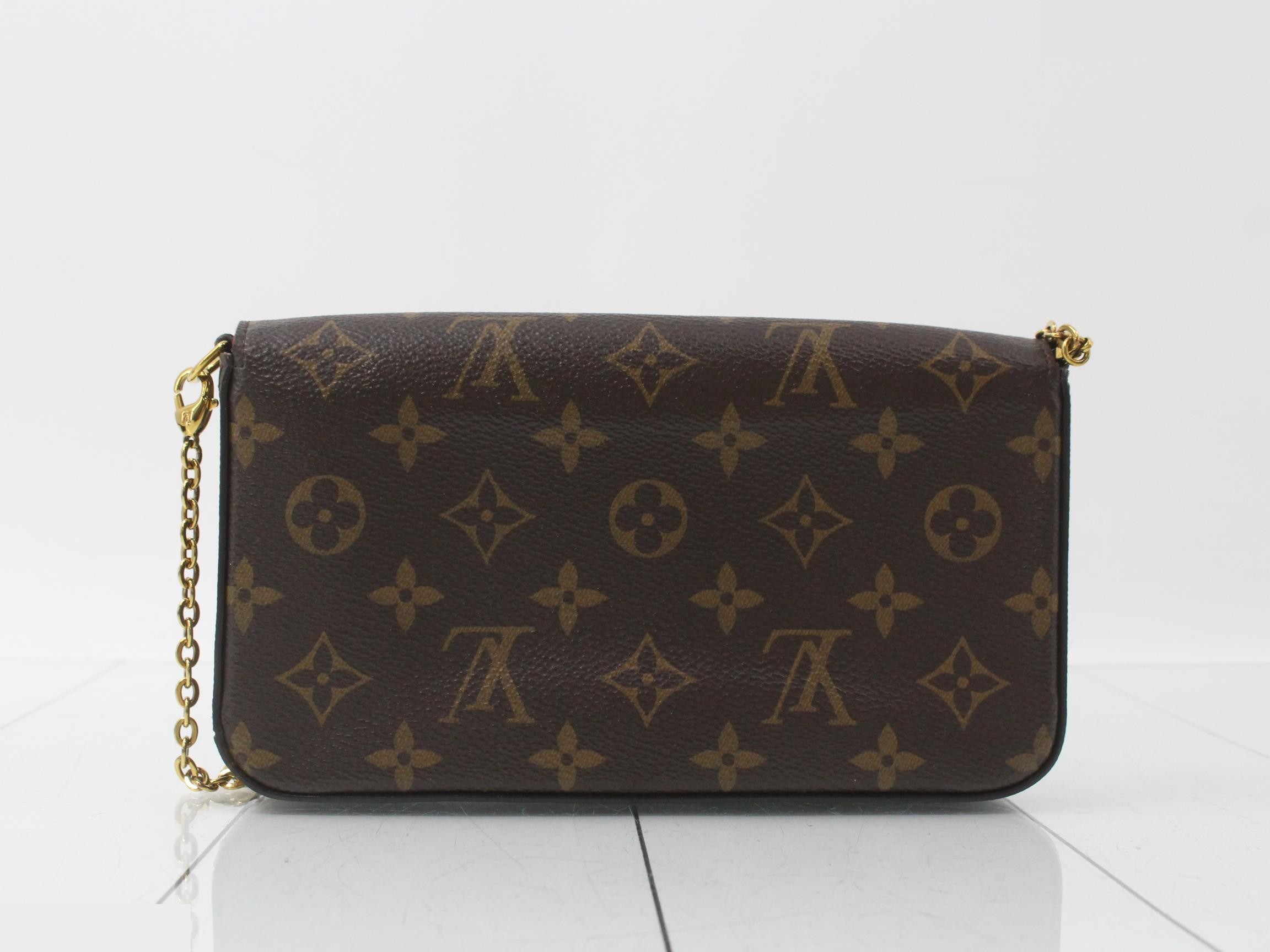 Pochette Felicie Monogram Chain Shoulder Bag — view 2