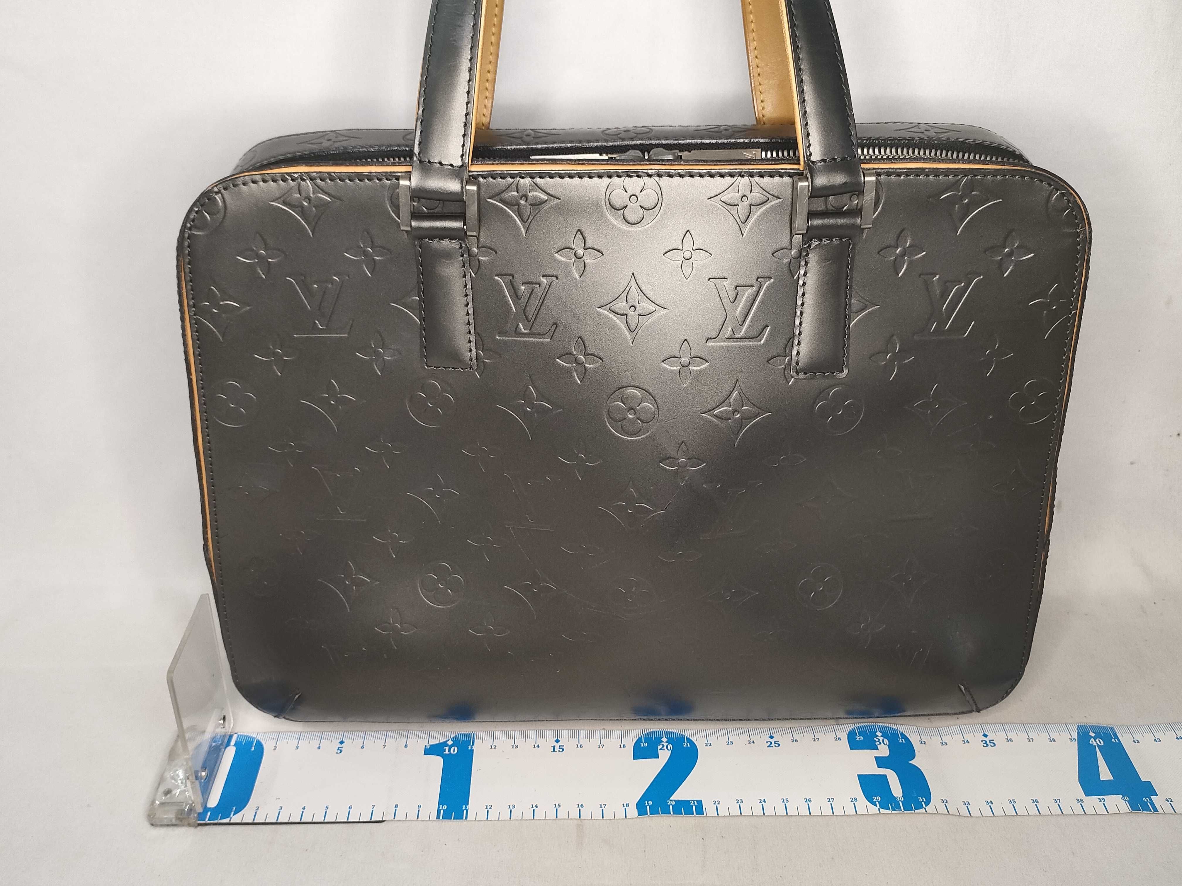 Monogram Mat Malden M55132 BA0052 Black Handbag — view 2