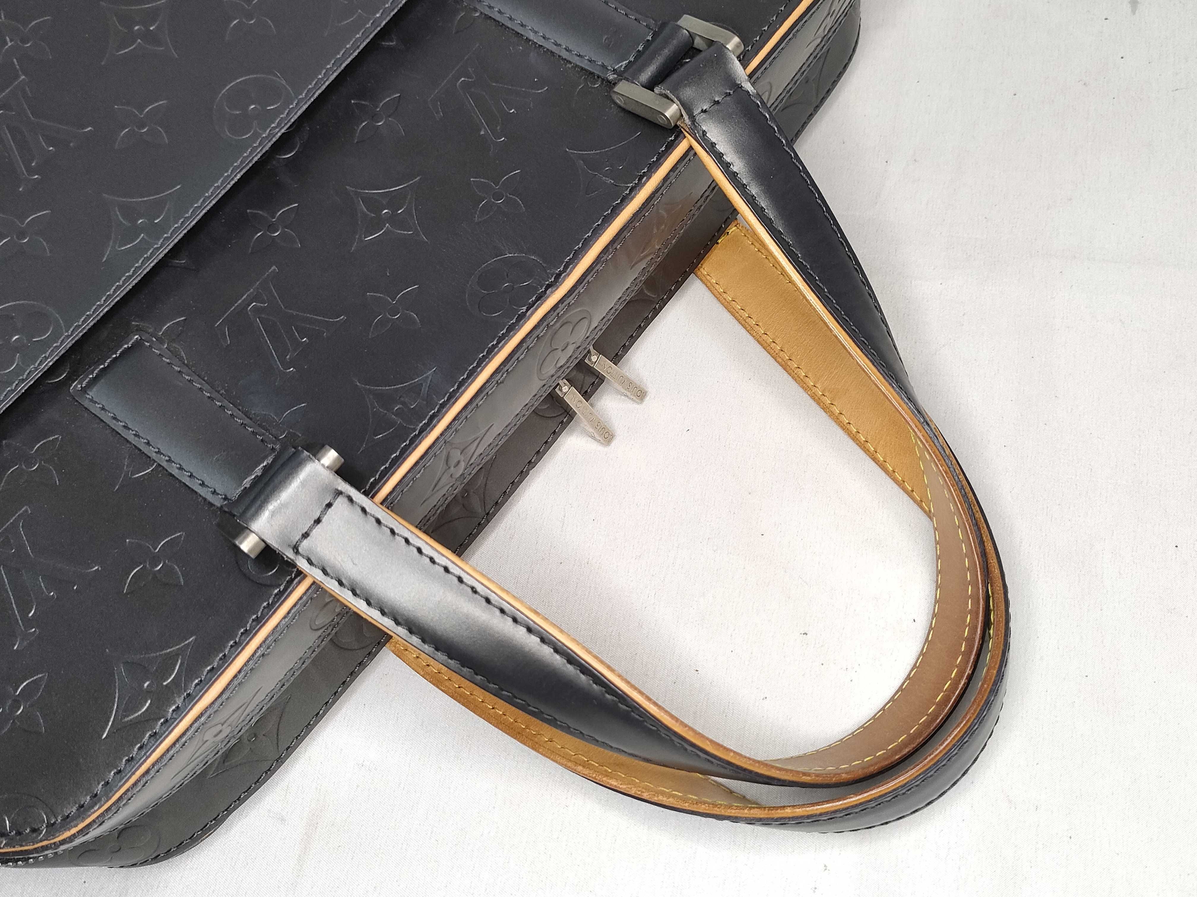 Monogram Mat Malden M55132 BA0052 Black Handbag — view 3